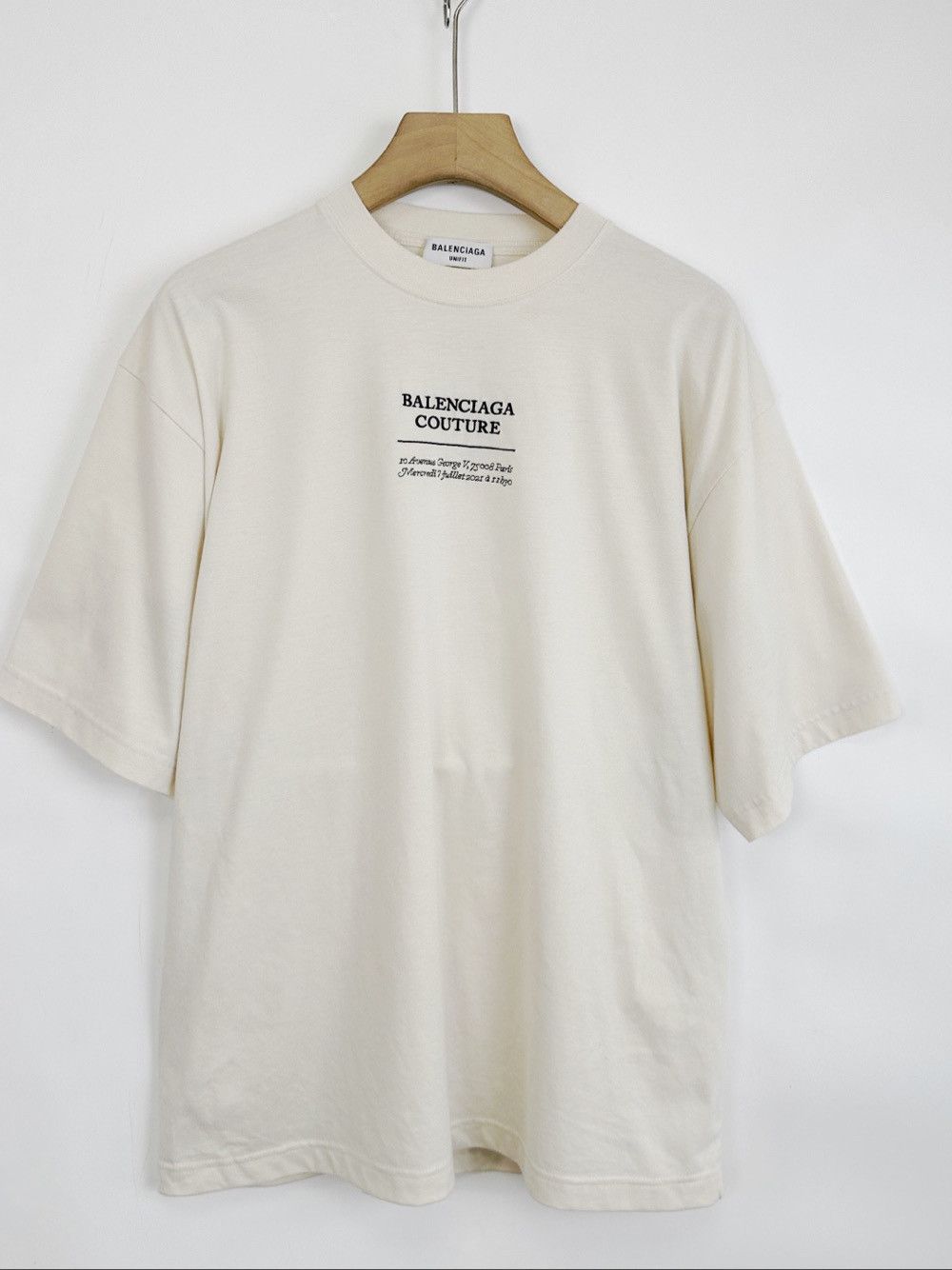 Balenciaga Balenciaga Couture Graphic Print T-Shirt Size XXS Size US XXS / EU 40 - 1 Thumbnail