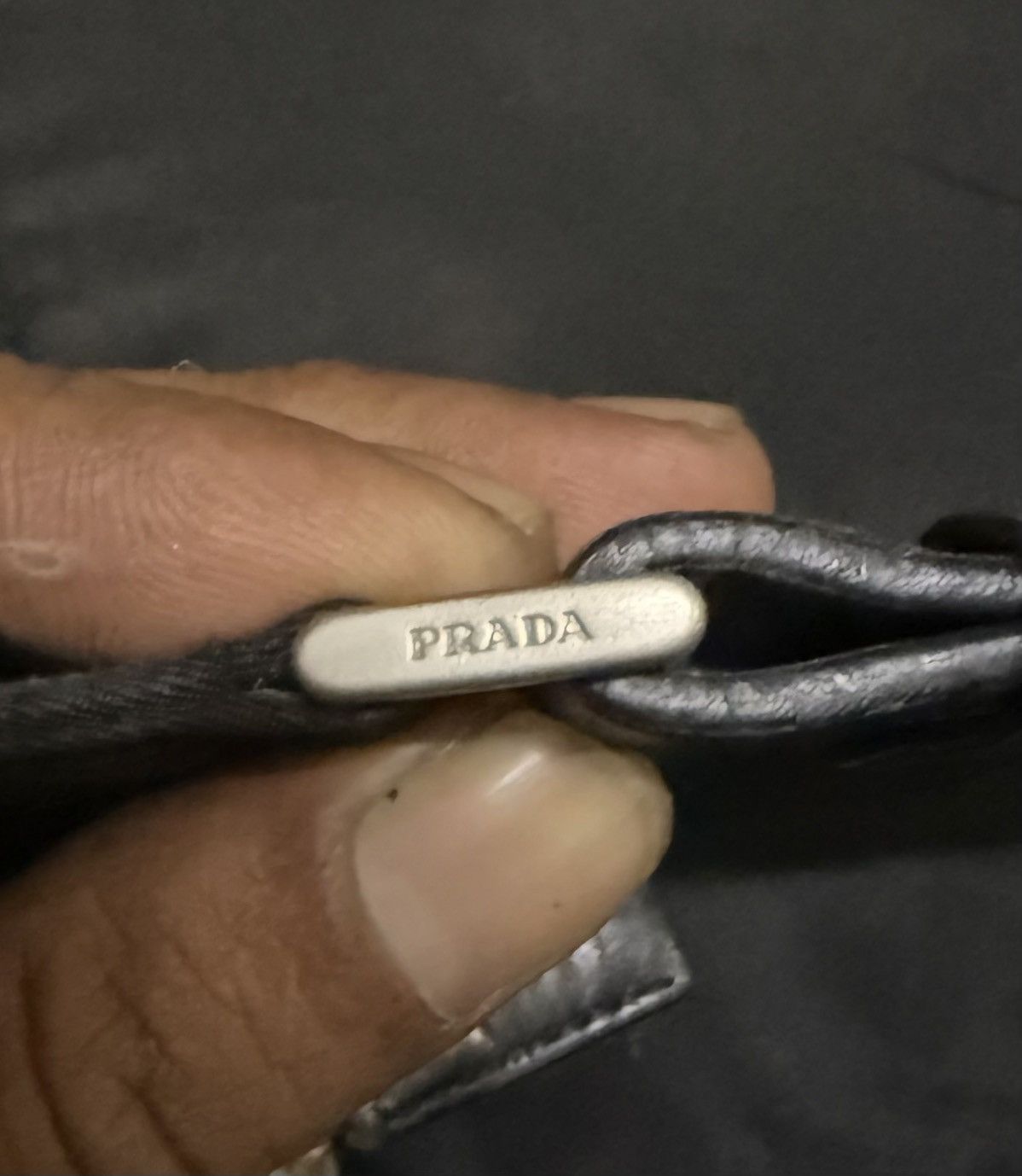 Prada Prada Nylon Crossbody Bag Black Men Vintage Size ONE SIZE - 8 Thumbnail