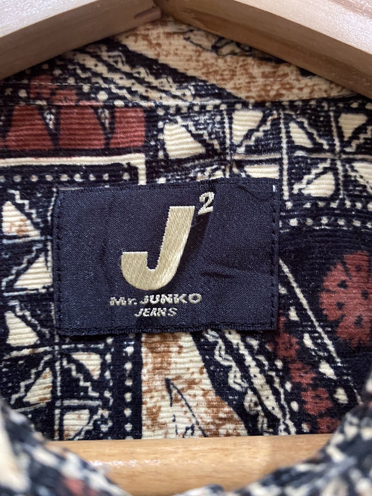 Flannel Mr.Junko Abstract Design Fullprint Flannel Shirt Size US XL / EU 56 / 4 - 5 Thumbnail