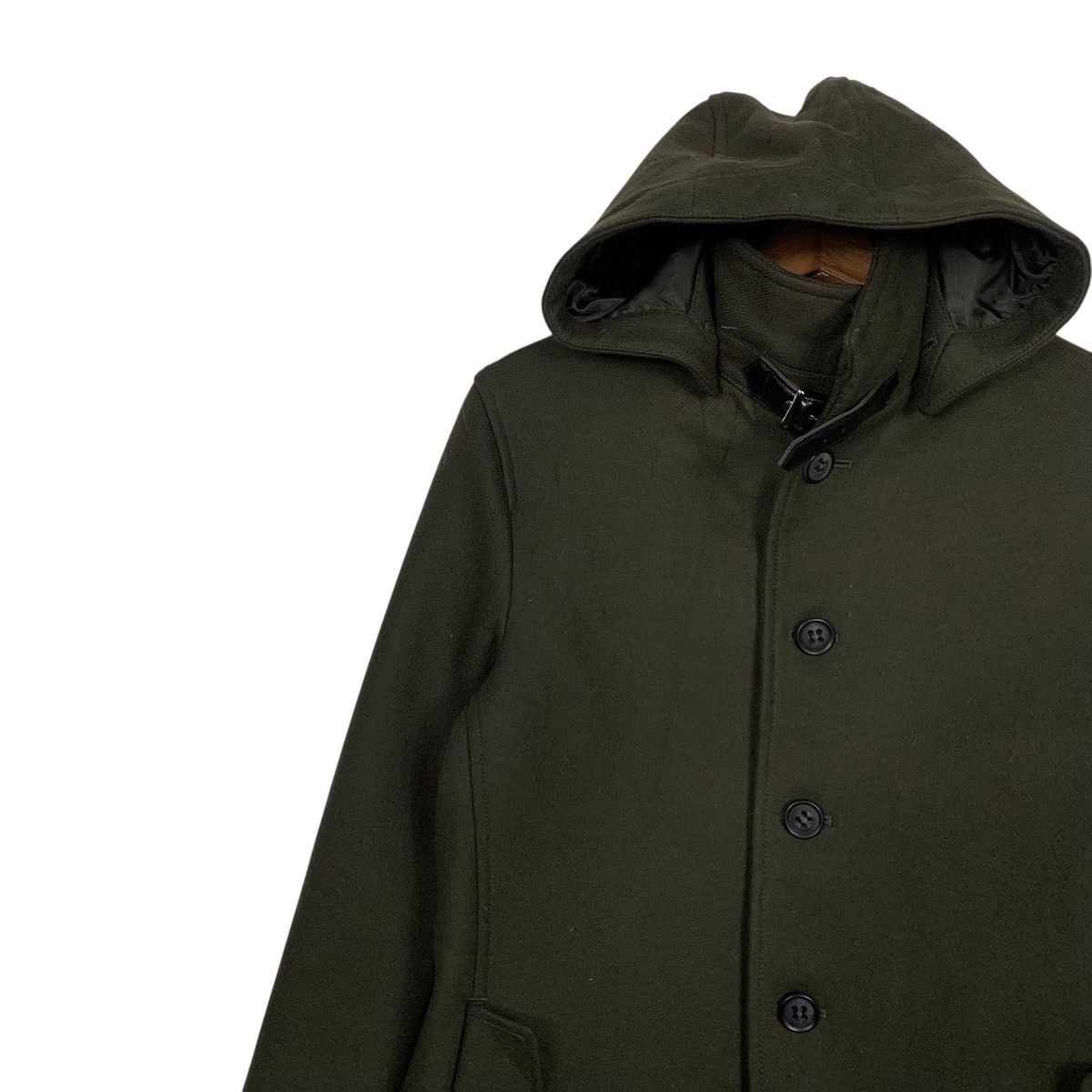 Journal Standard Journal Standard Hooded Wool Jacket Size US M / EU 48-50 / 2 - 6 Thumbnail