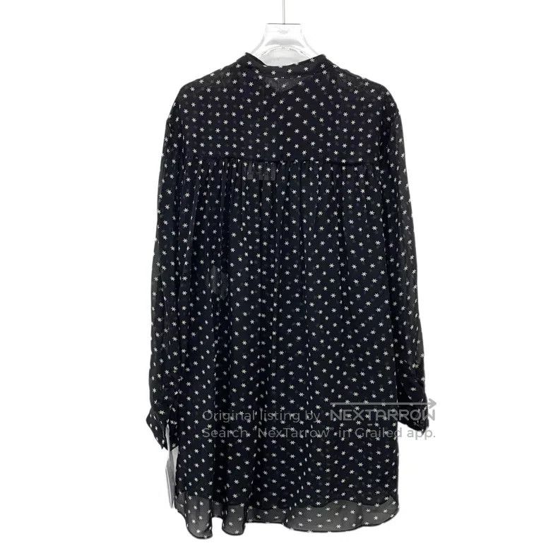 Dior Dior Black polka dot bee embroidery mulberry silk round ne Size XS / US 0-2 / IT 36-38 - 2 Thumbnail