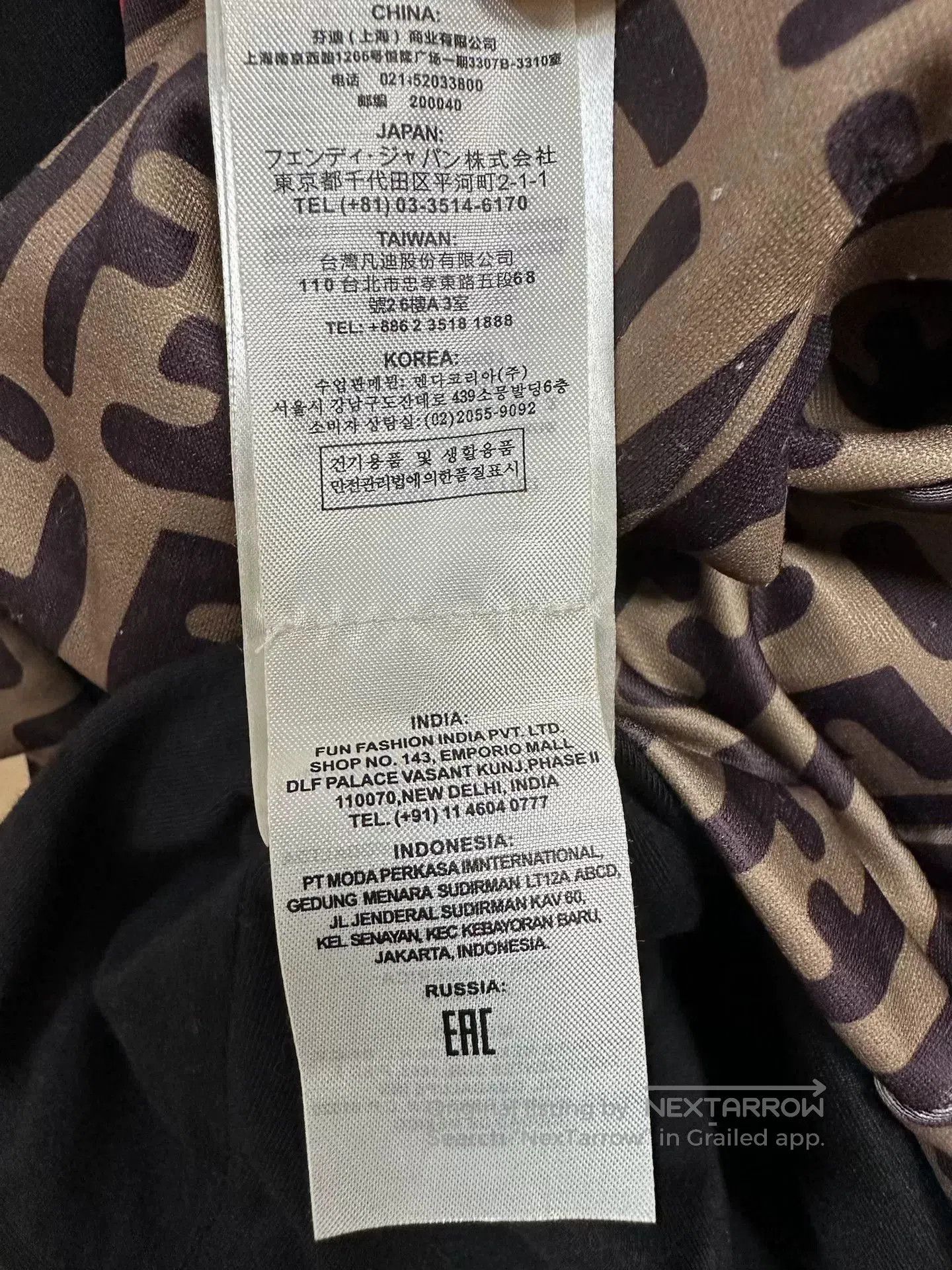 Fendi Black Sweater with Tag.