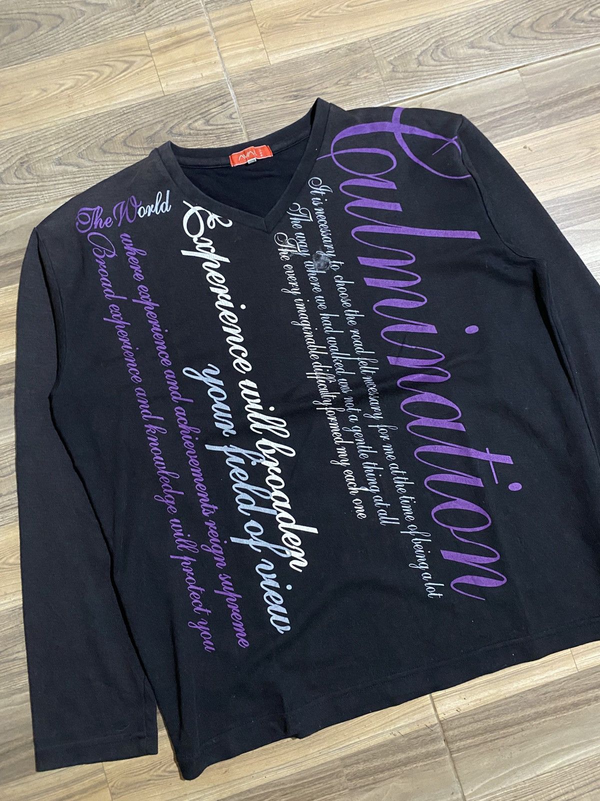 Japanese Brand × Vintage AVAIL POEM LONG SLEEVE TEE Size US L / EU 52-54 / 3 - 2 Thumbnail