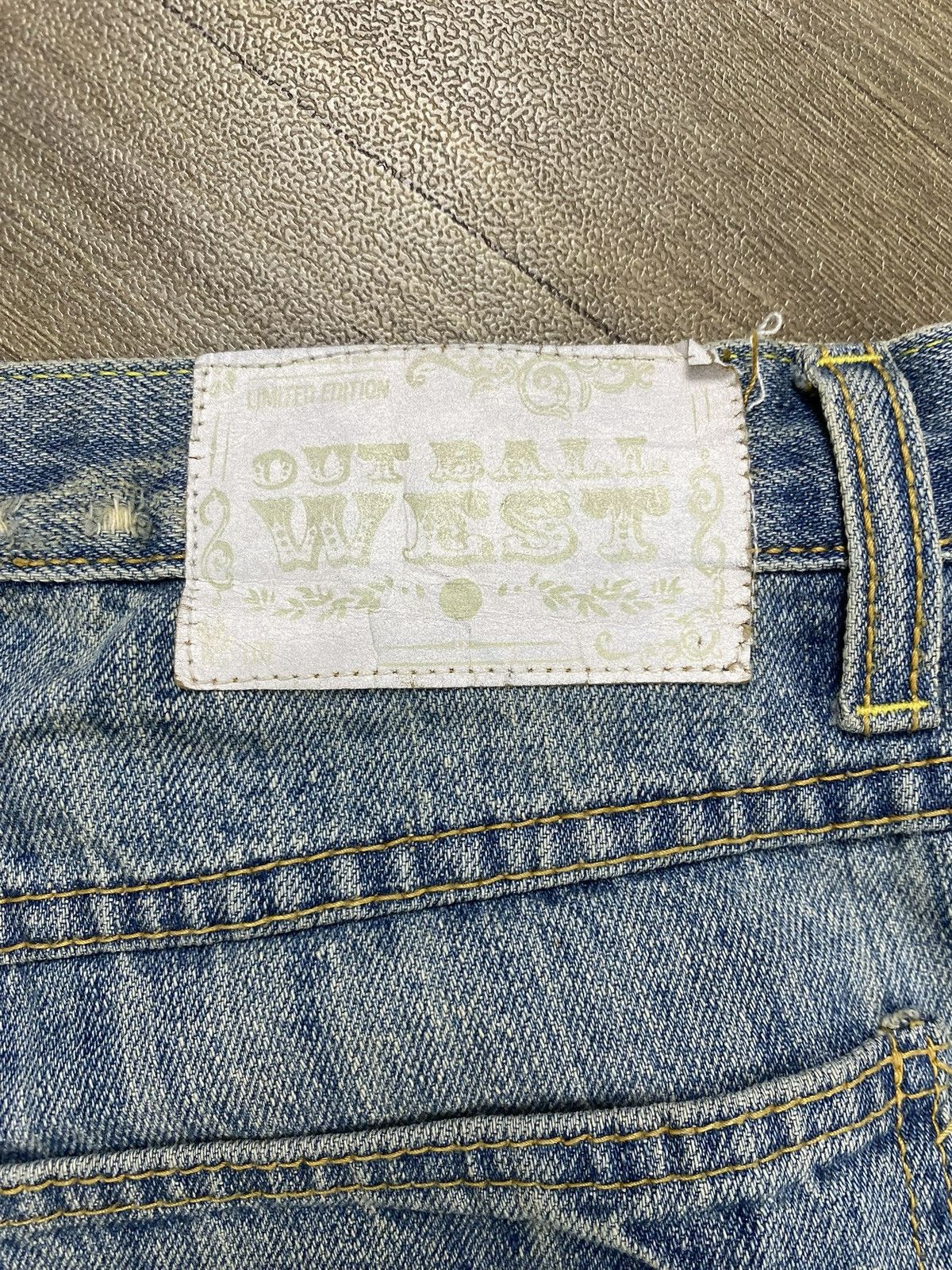 If Six Was Nine 2000s OutBall West Sasikho Distressed Jeans Balenciaga Style Size US 30 / EU 46 - 13 Thumbnail