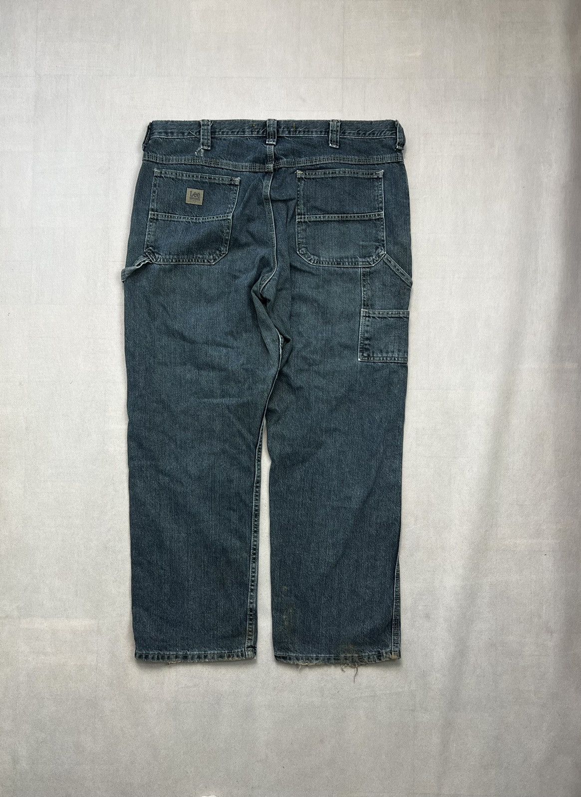 Lee × Vintage Baggy Pants Lee Single Knee Dungarees Hip Hop Rap Vintage Size US 38 / EU 54 - 1 Thumbnail