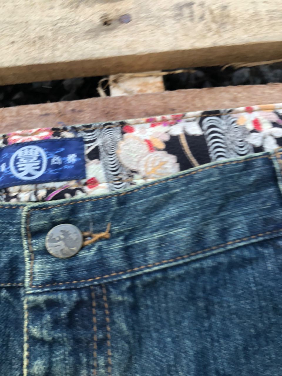 Japanese Brand Buden Koi Fish Dragon Embroidered Japanese Denim Jeans Size US 42 / EU 58 - 3 Thumbnail