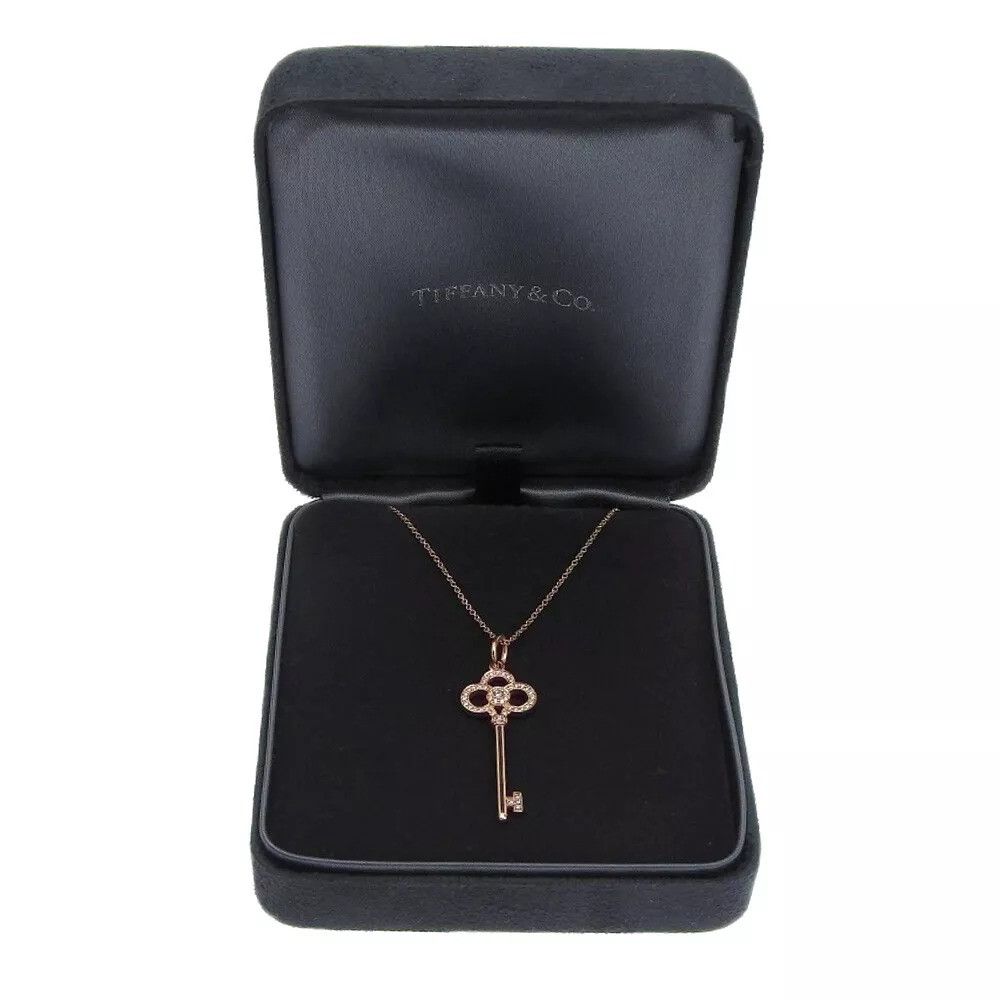 Tiffany & Co. TIFFANY&Co. Lock Crown Key Necklace K18 Pink Gold Size ONE SIZE - 12 Thumbnail