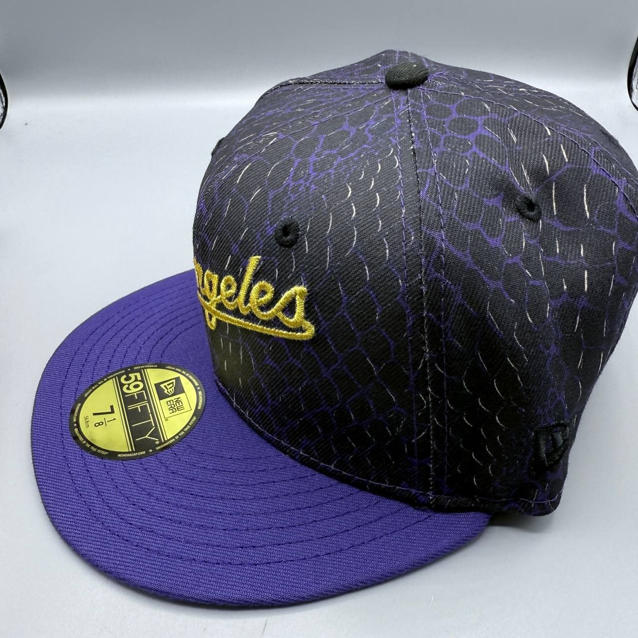 New Era Los Angeles LA Dodgers Hat 7 1/8 Black Mamba Fitted Hatclub Size ONE SIZE - 4 Thumbnail