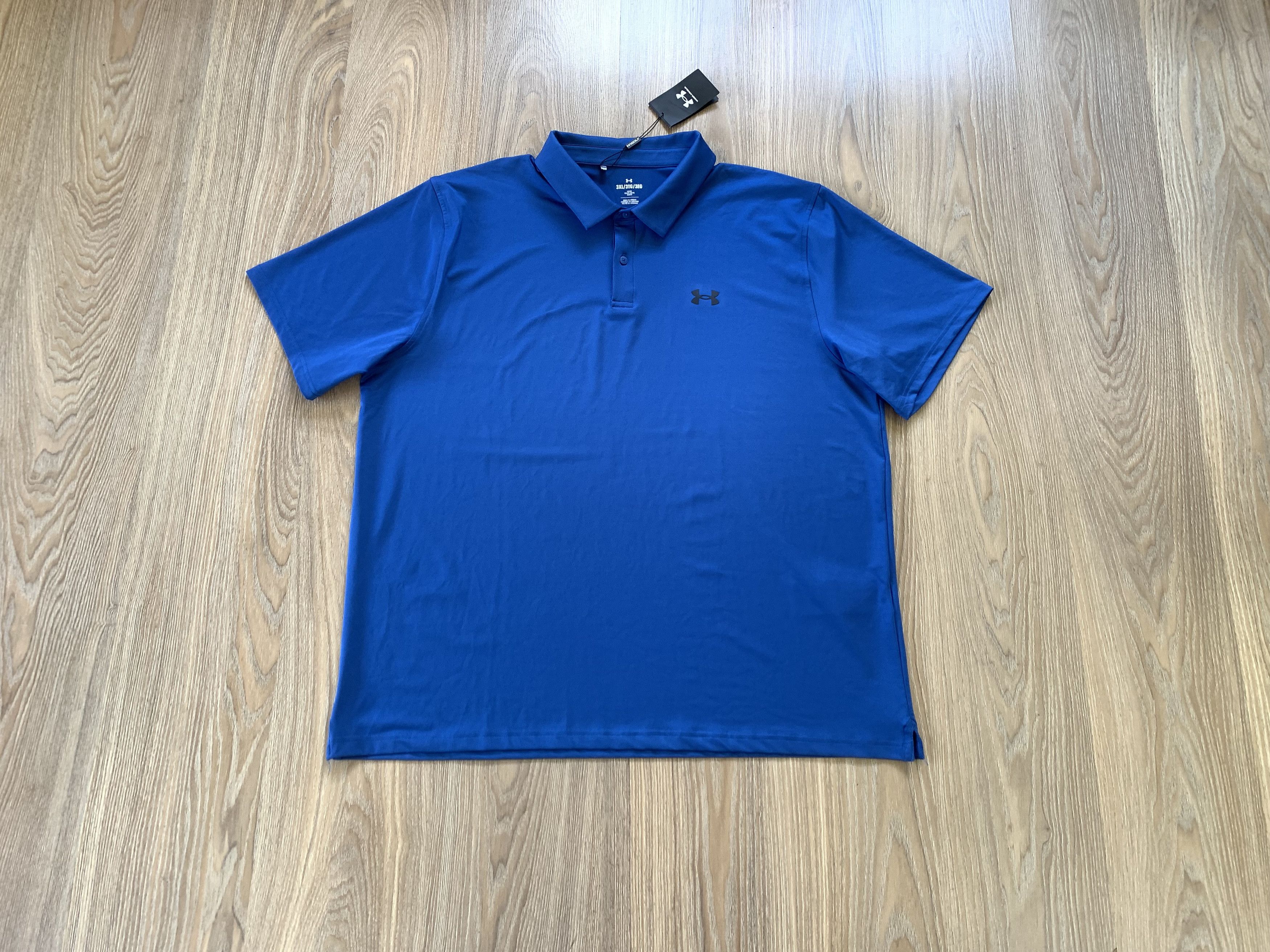 Under Armour Mens Under Armour Golf Blue Traning Polo Size US XXL / EU 58 / 5 - 1 Thumbnail