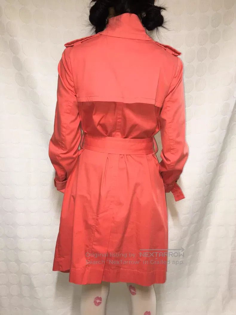 Vivienne Westwood Vivienne Westwood Tangerine Pink Trench Coat Size XS / US 0-2 / IT 36-38 - 4 Thumbnail