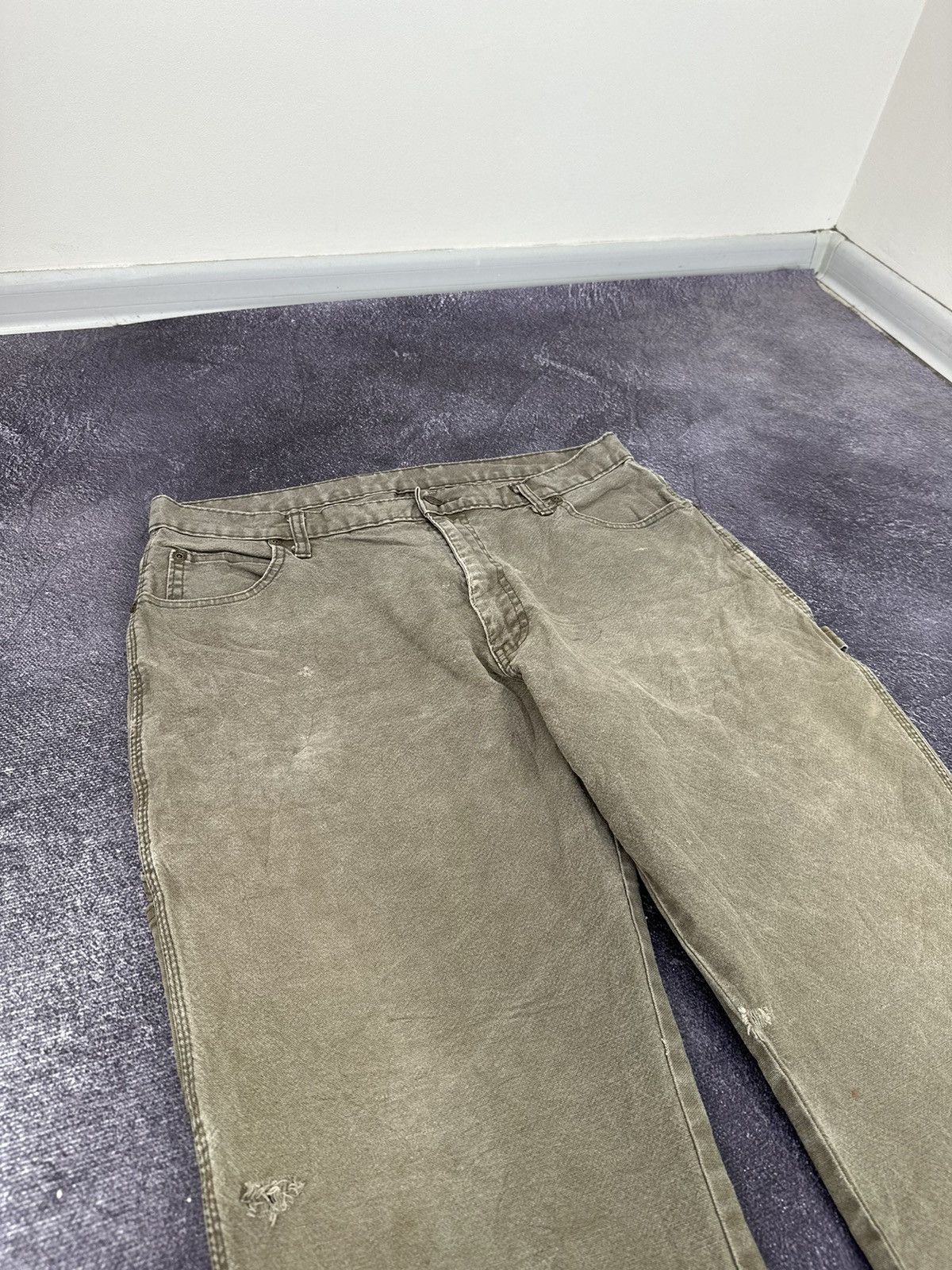 Dickies Vintage Dickies Carpenter USA Baggy Opium Faded Work Pants Size US 36 / EU 52 - 13 Thumbnail