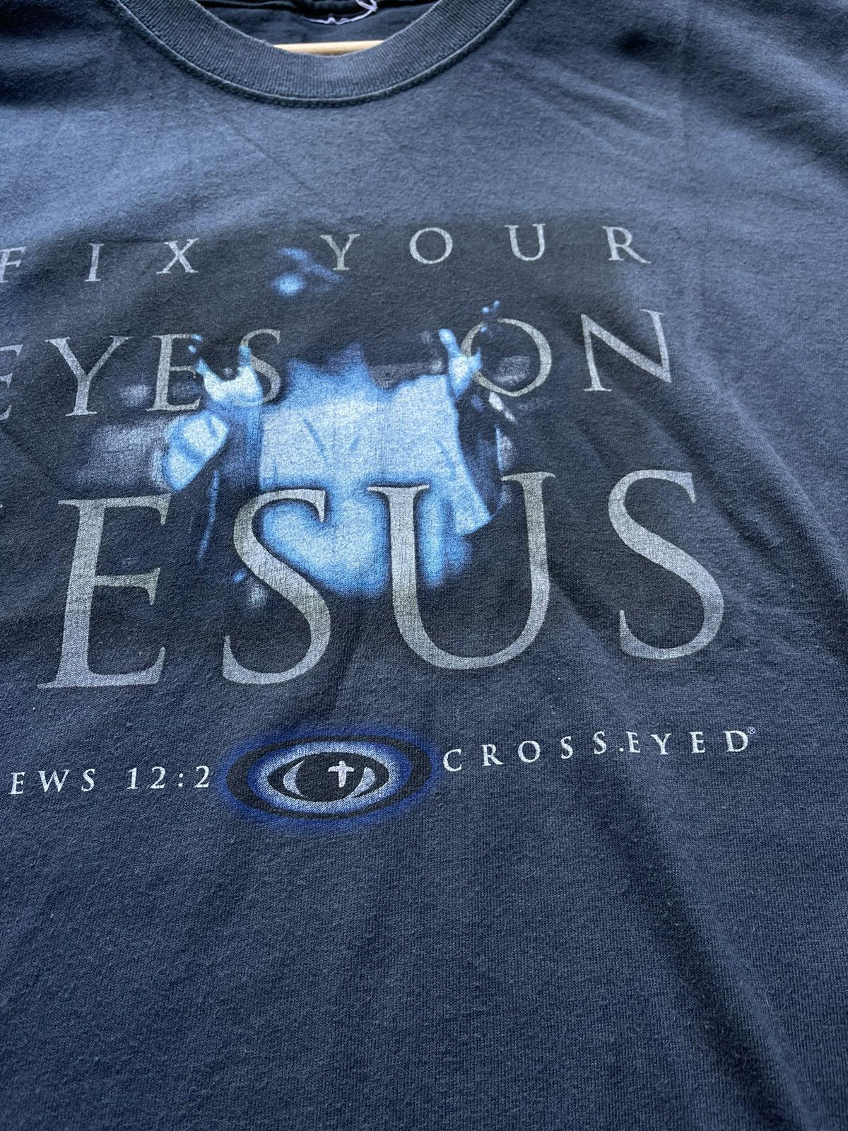 Band Tees 90’s Fix Your Eyes on Jesus Vintage t-shirt bible Kanye West Size US XL / EU 56 / 4 - 5 Thumbnail