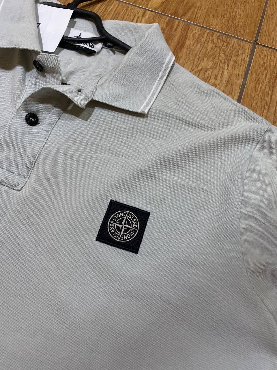 Stone Island Stone Island Men’s Casual Embroidered Logo Patch Polo Shirt Size US XXL / EU 58 / 5 - 11 Thumbnail