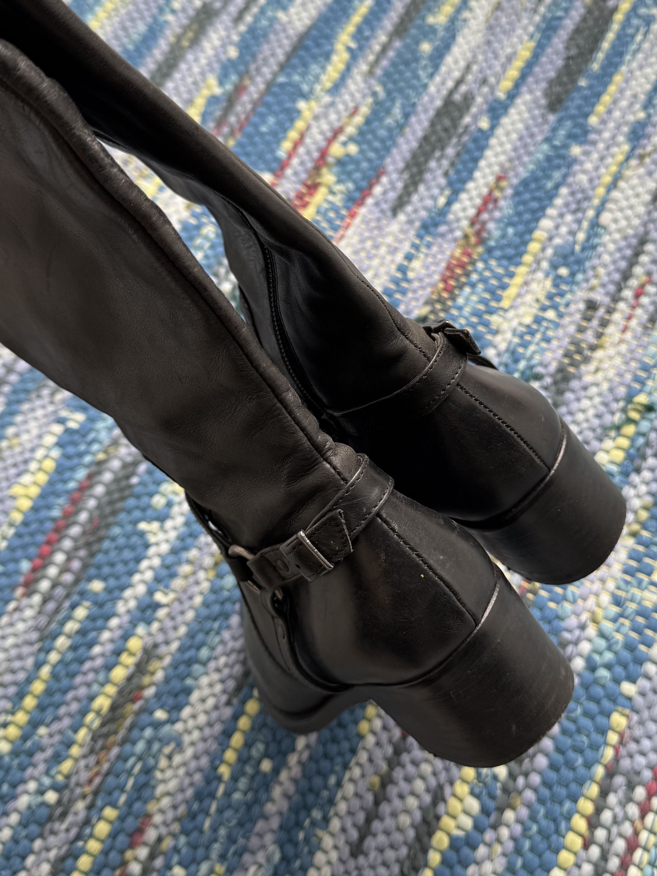 Vintage Vintage Leather Boots With Bondages A8D15(V8) Size US 7 / IT 37 - 8 Thumbnail