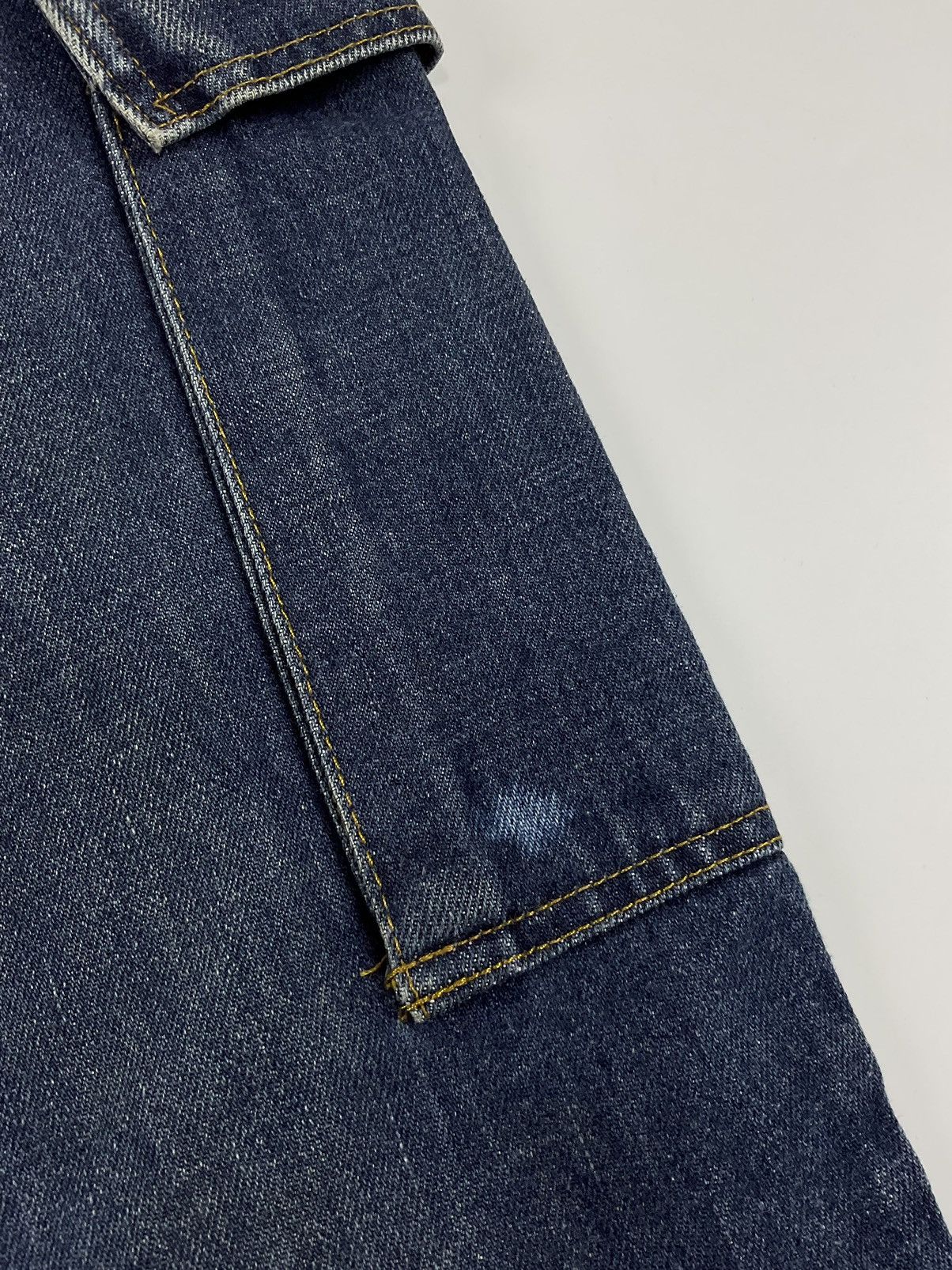Helmut Lang Helmut Lang 1997 Denim Cargo Pants Size US 31 - 5 Thumbnail