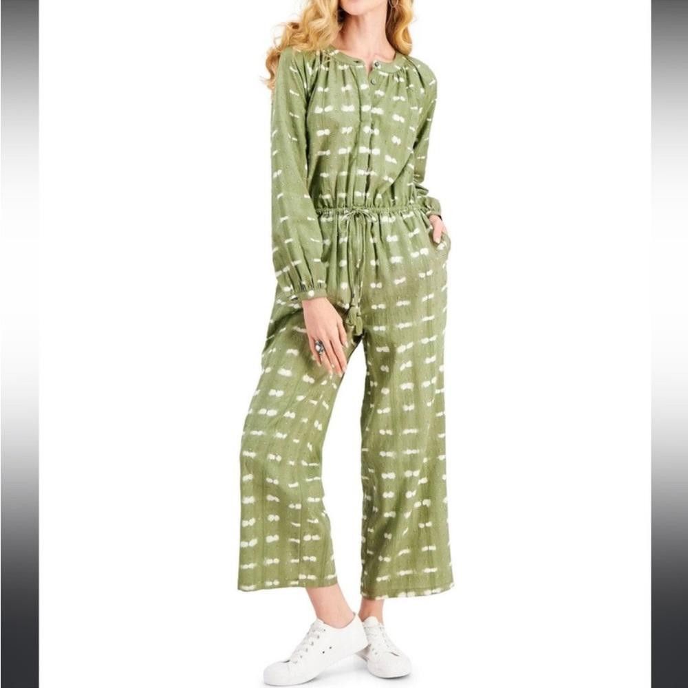 Designer Style & Co l Tie Dyed Textured Jumpsuit XS Size 26" / US 2 / IT 38 - 10 Thumbnail