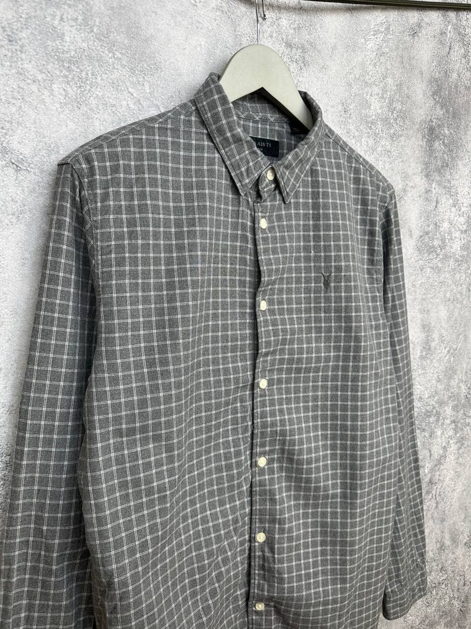Allsaints AllSaints Yari Shirt Muted Check Flannel Melange Effect LS Size US M / EU 48-50 / 2 - 3 Thumbnail
