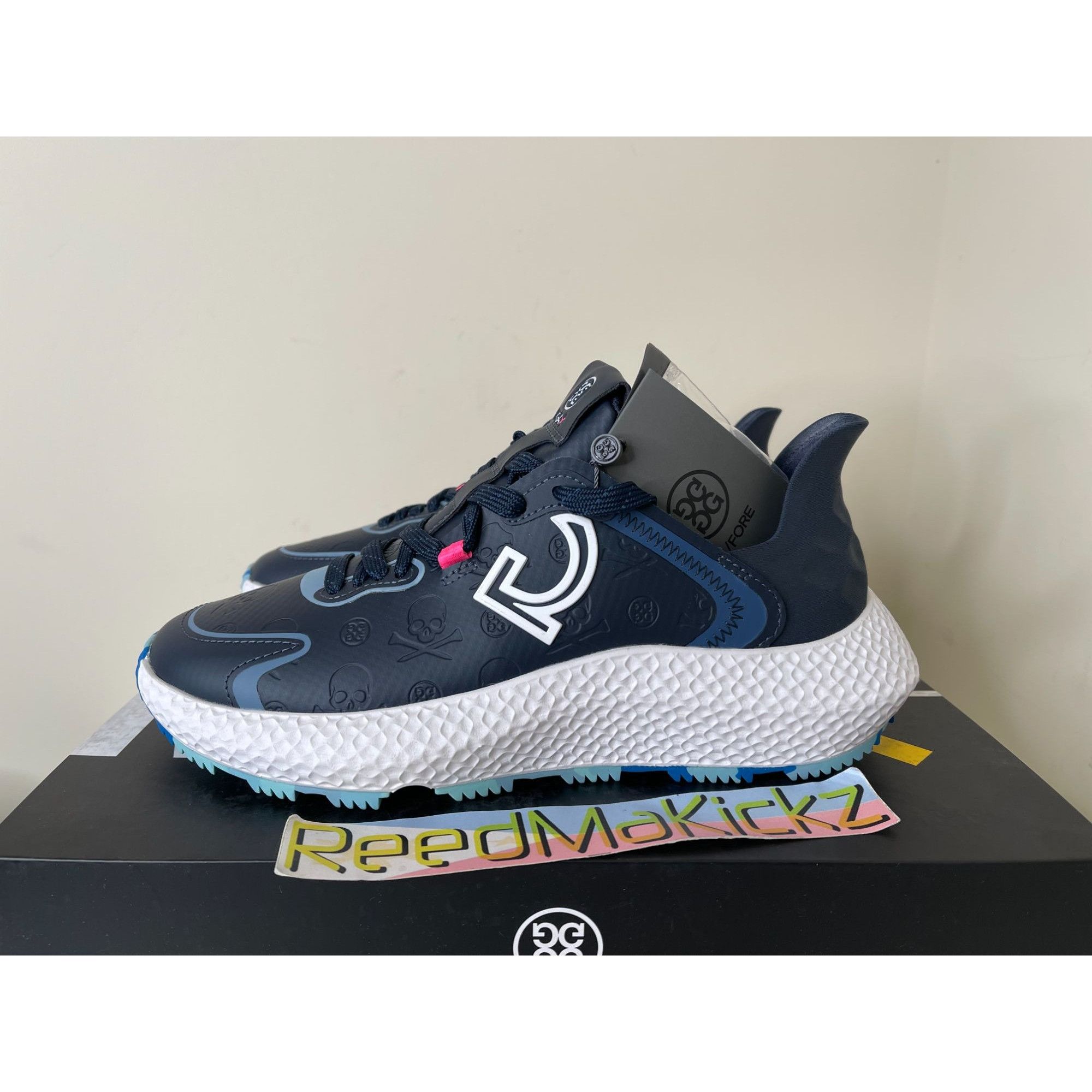 G/FORE G/FORE MG4X2 Debossed Cross Trainer Navy Golf Shoe Womens 6u Size US 6 / IT 36 - 1 Thumbnail