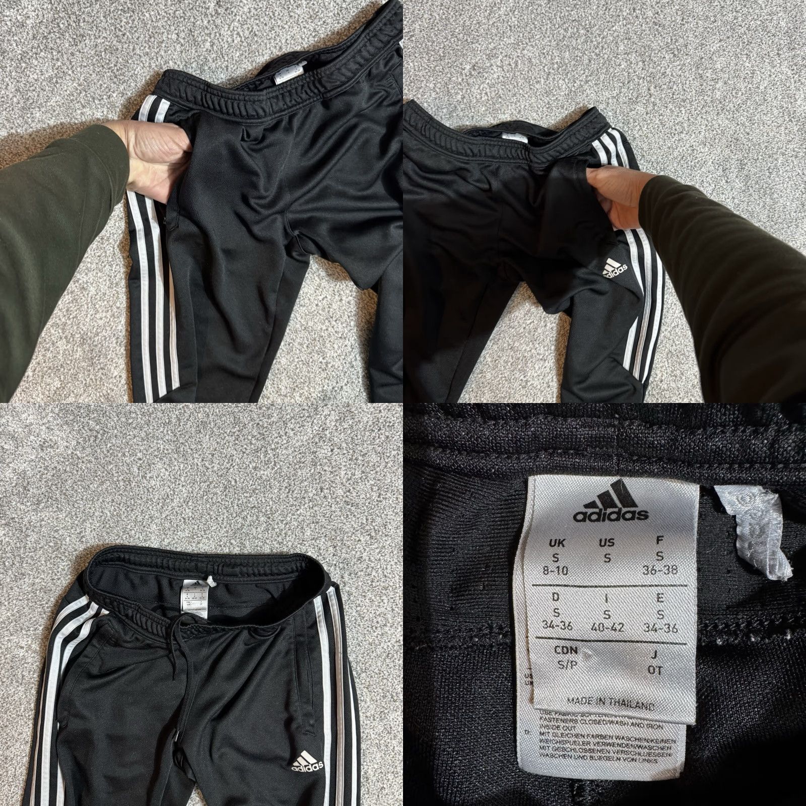 Adidas Adidas Track Pants Women Small Athletic Streetwear Gorpcore Ankle Zip 2010s White Womens Size 28" / US 6 / IT 42 - 8 Thumbnail
