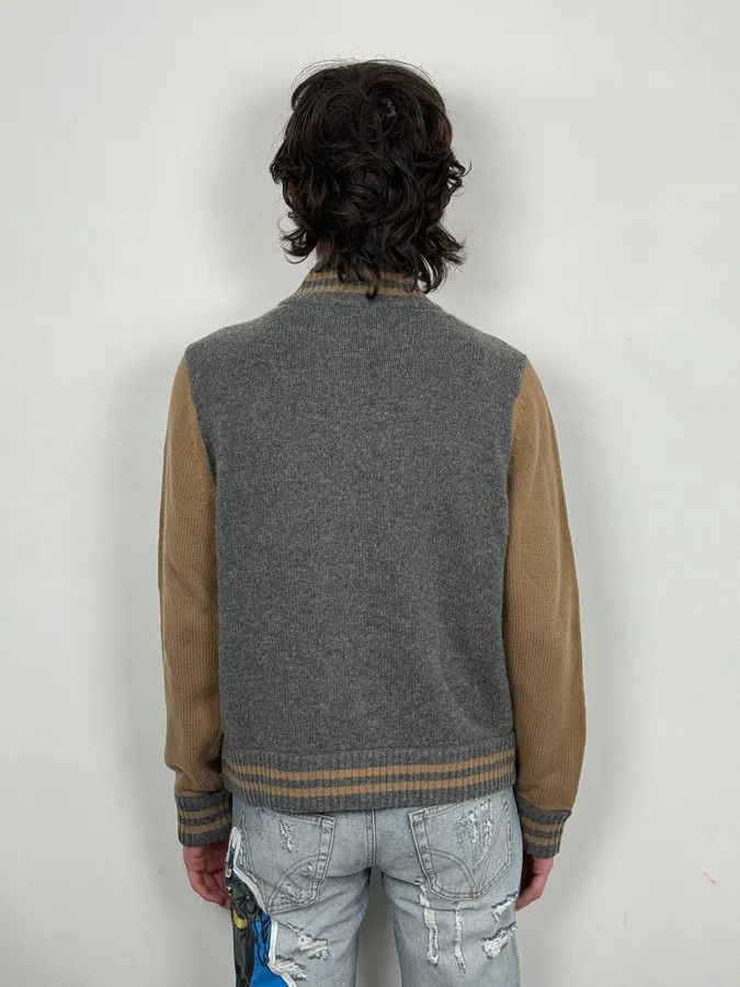 Marc Jacobs Marc Jacobs Grey Wool Contrast Sleeves Teddy Jacket Size US M / EU 48-50 / 2 - 2 Thumbnail