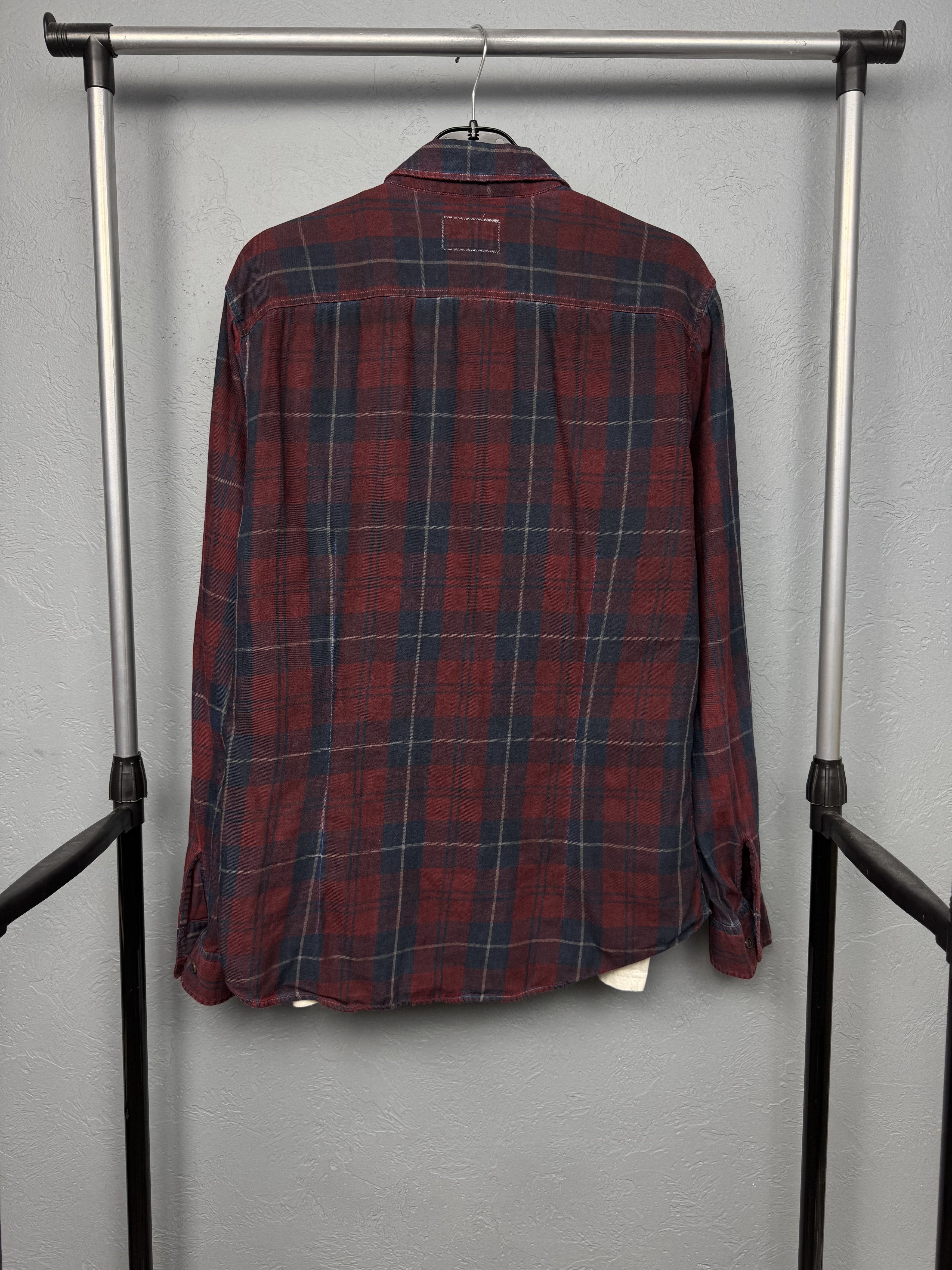 Barbour Barbour International Mens Stanley Flannel Plaid Shirt Size US L / EU 52-54 / 3 - 6 Thumbnail