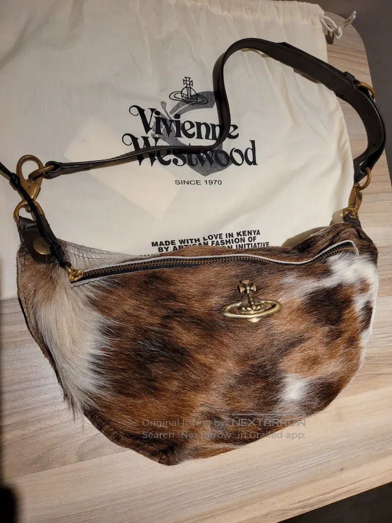 Vivienne Westwood Vivienne Westwood size os Rare Horsehair Waist Bag, African Size ONE SIZE - 1 Thumbnail