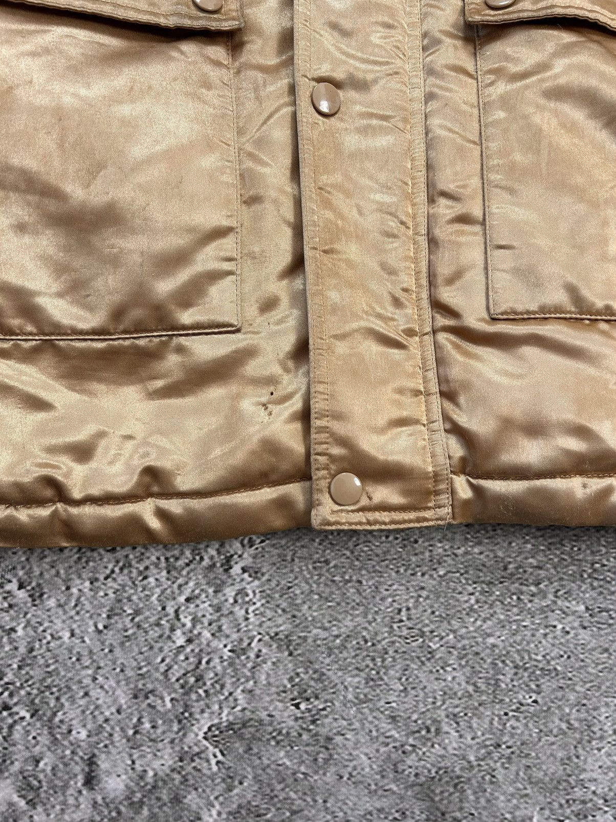 Supreme Supreme Quilted Satin Gold/Navy Parka Jacket Big Logo AW14 Size US L / EU 52-54 / 3 - 11 Thumbnail