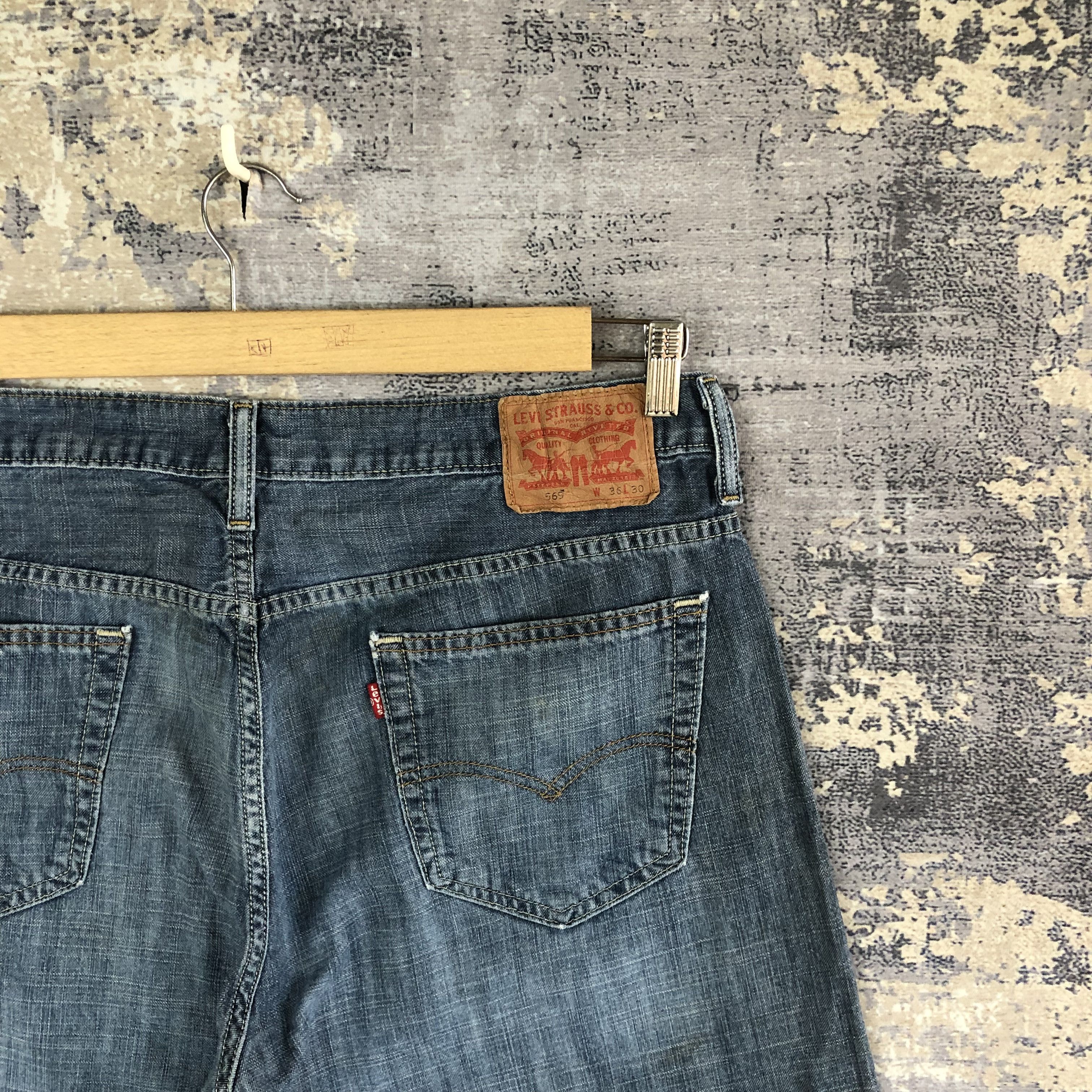 Levi's Vintage Y2K Levis Distressed Faded Jeans Levi's Ripped Denim Size US 38 / EU 54 - 5 Thumbnail
