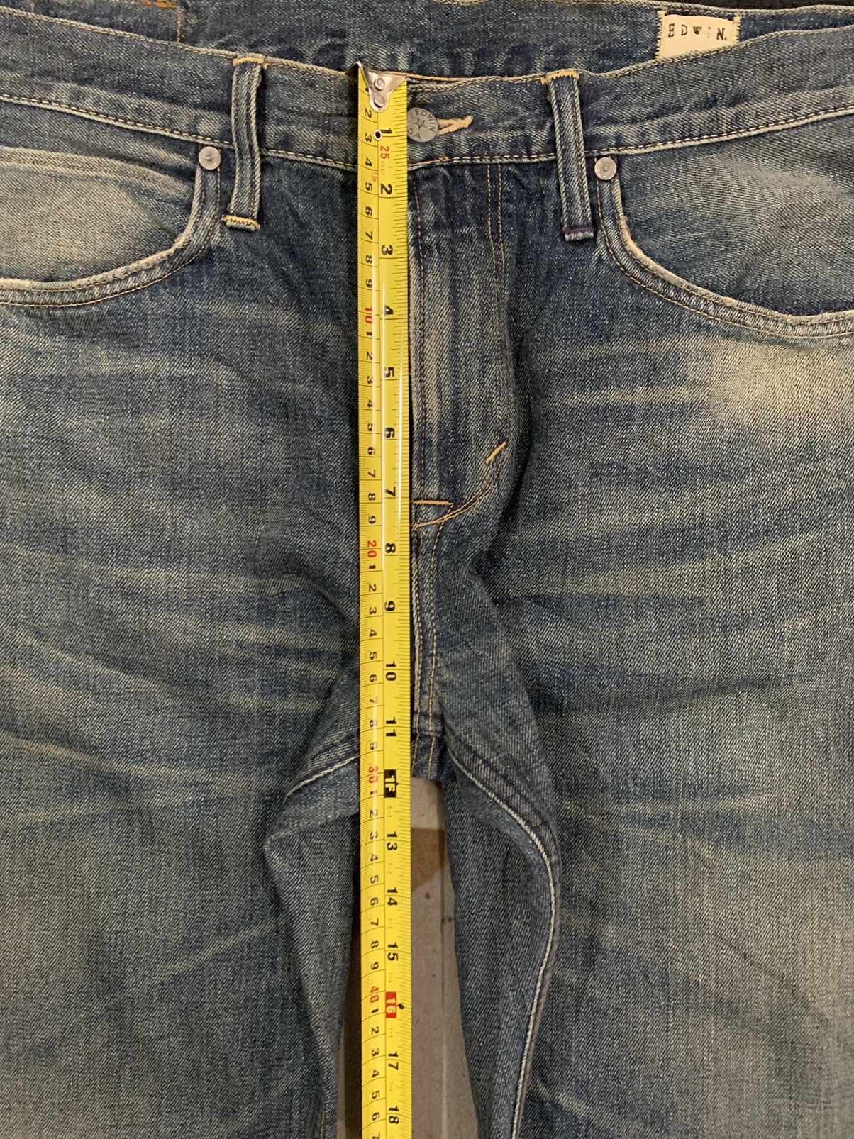 Edwin Rare Vintage 90s Edwin USA Loose Fit Kaihara Denim Jeans Size US 36 / EU 52 - 20 Thumbnail