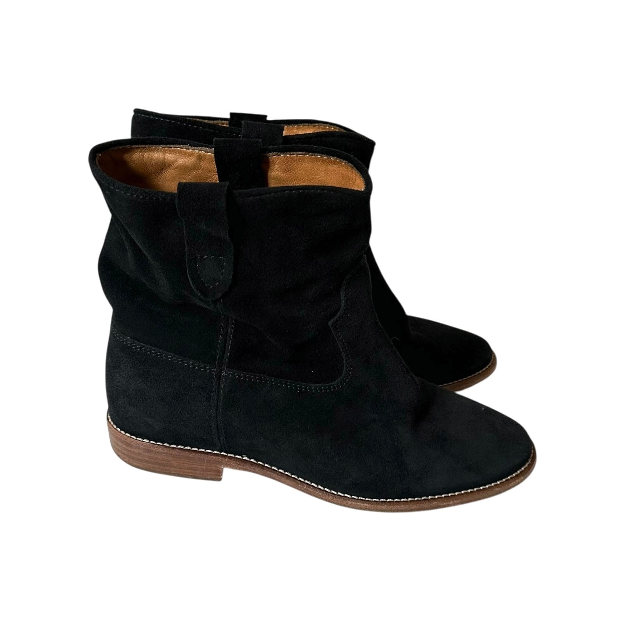 Isabel Marant Etoile Isabelle Marant Etoile Suede Crisi boots. Size 38 EU, Black Size US 8 / IT 38 - 5 Thumbnail
