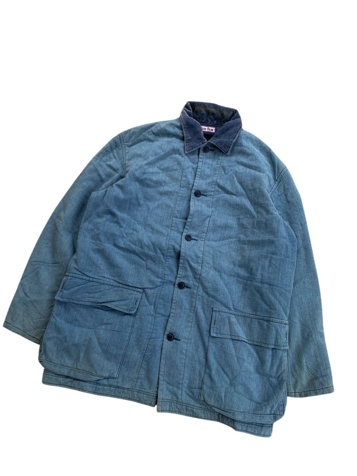 Blue Blue Japan Blue blue japan denim core jacket Size US L / EU 52-54 / 3 - 2 Thumbnail