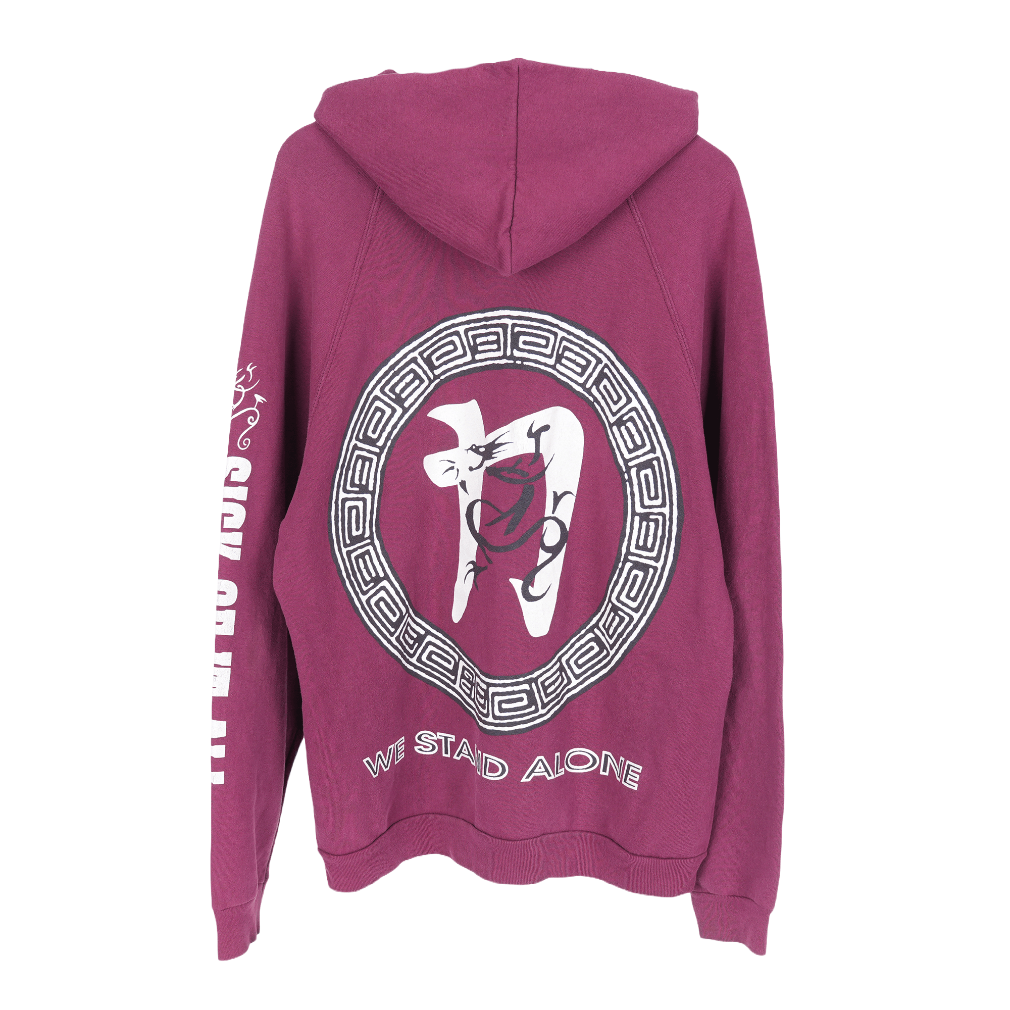 Vintage VINTAGE MAROON SICK OF IT ALL HOODIE Size US XL / EU 56 / 4 - 2 Thumbnail