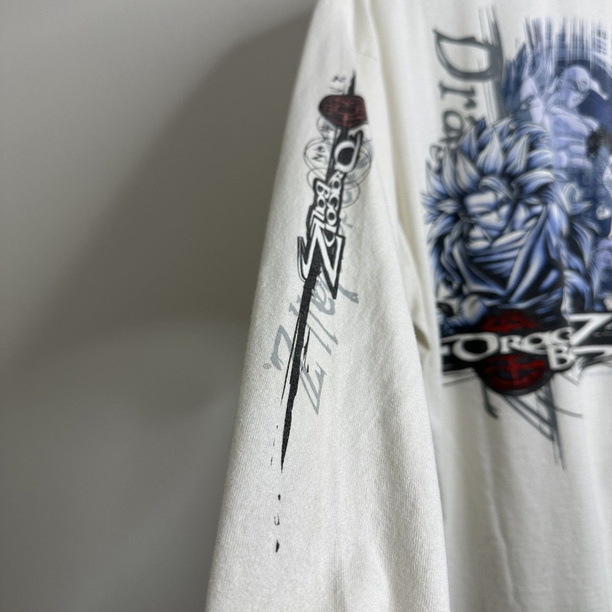 Vintage Vintage VTG Y2K Dragon Ball Z Longsleeve Tshirt White Goku Size US L / EU 52-54 / 3 - 5 Thumbnail