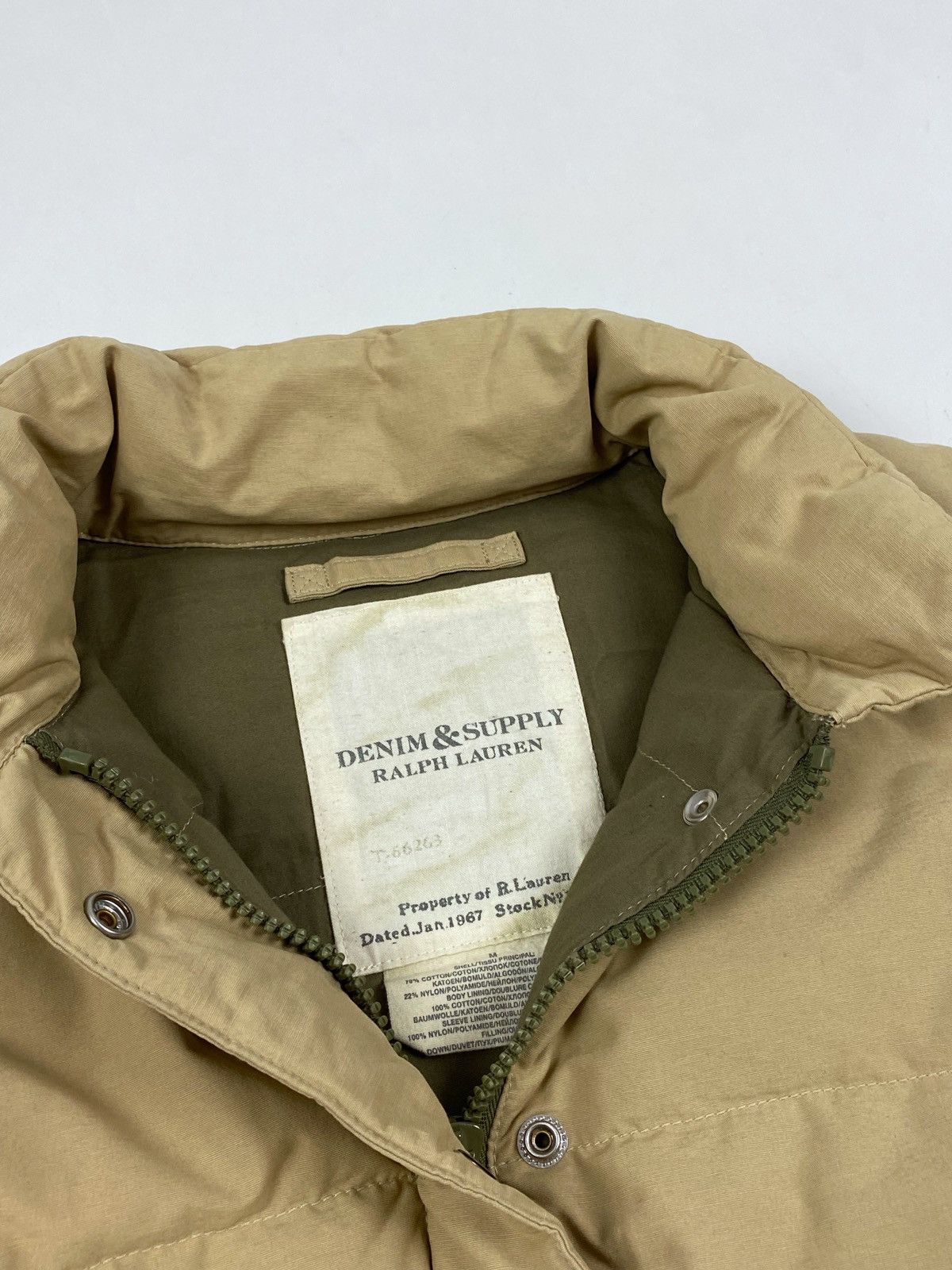 Denim & Supply Ralph Lauren Vintage Sun Faded Denim&Supply Ralph Lauren Down Jacket Size M / US 6-8 / IT 42-44 - 14 Thumbnail