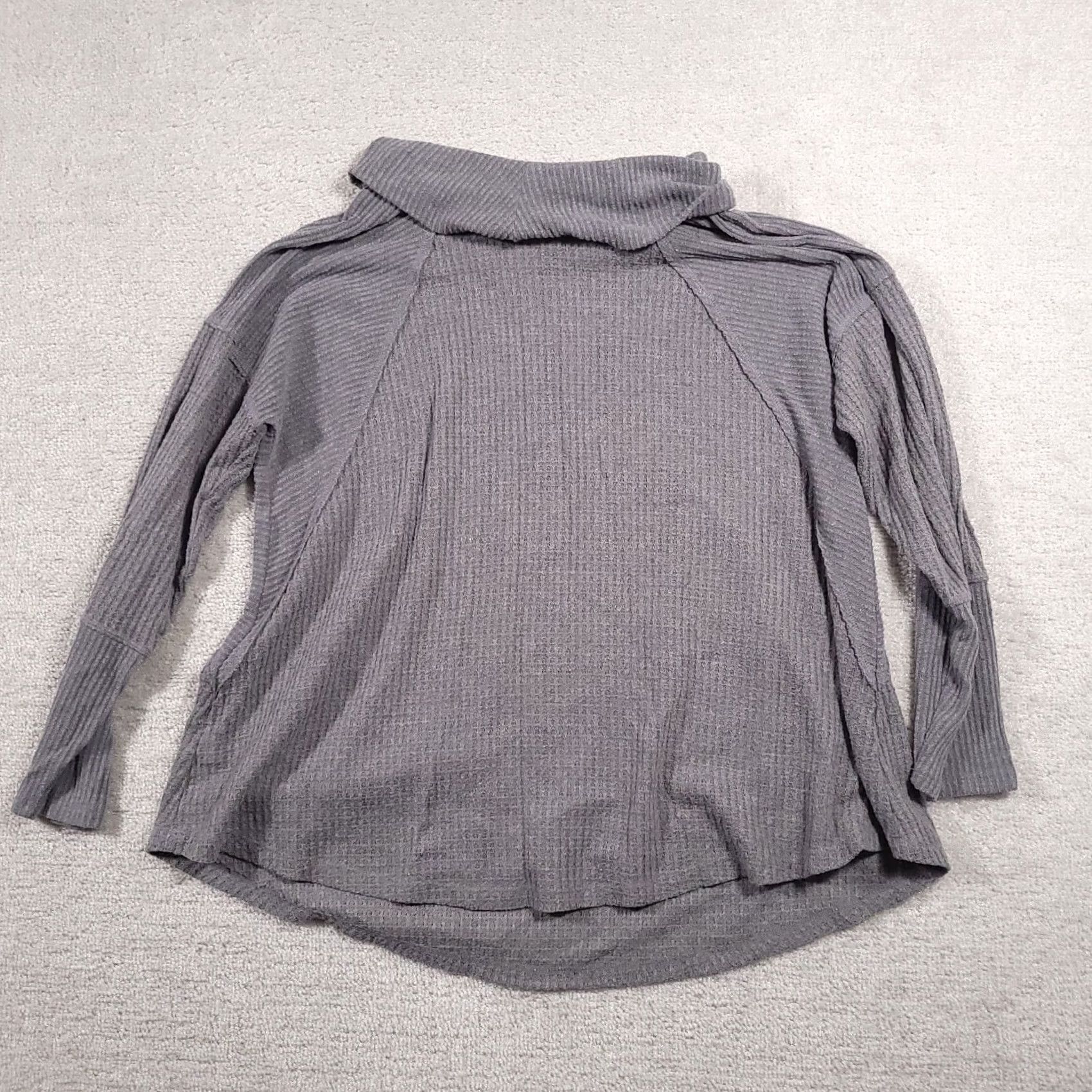 Vintage Maurices Sweater Women's 0X Plus Size Cowl Neck L/S Knit Stretch Pullover Fall Winter Size XL / US 12-14 / IT 48-50 - 4 Thumbnail