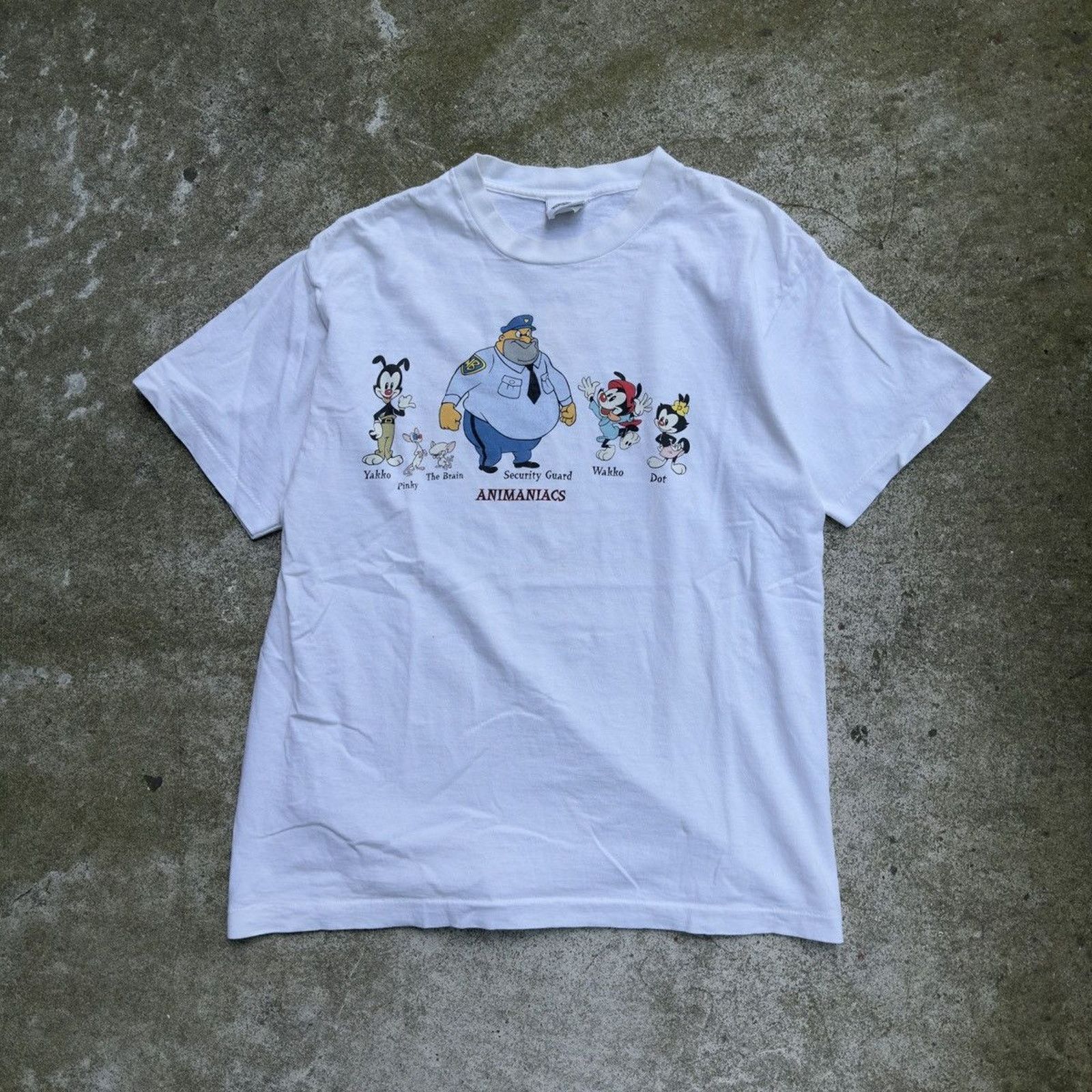 Vintage Vintage 90s Animaniacs Single Stitch Character Tee Size US L / EU 52-54 / 3 - 1 Thumbnail