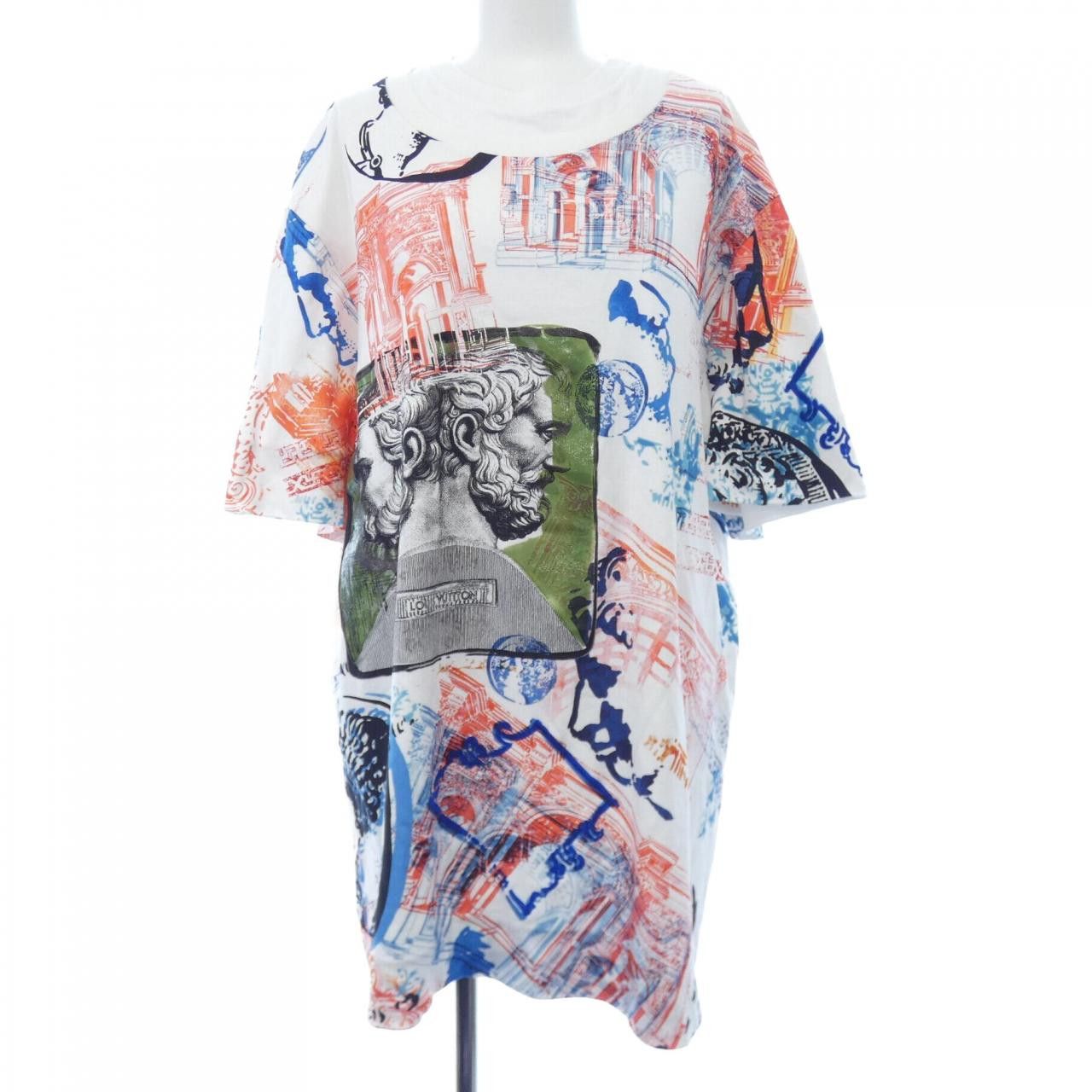 Louis Vuitton Louis Vuitton Louis Vuitton T-shirt Cotton T-Shirts FLTS93HY7 DUTY FREE for USA Size ONE SIZE - 1 Thumbnail