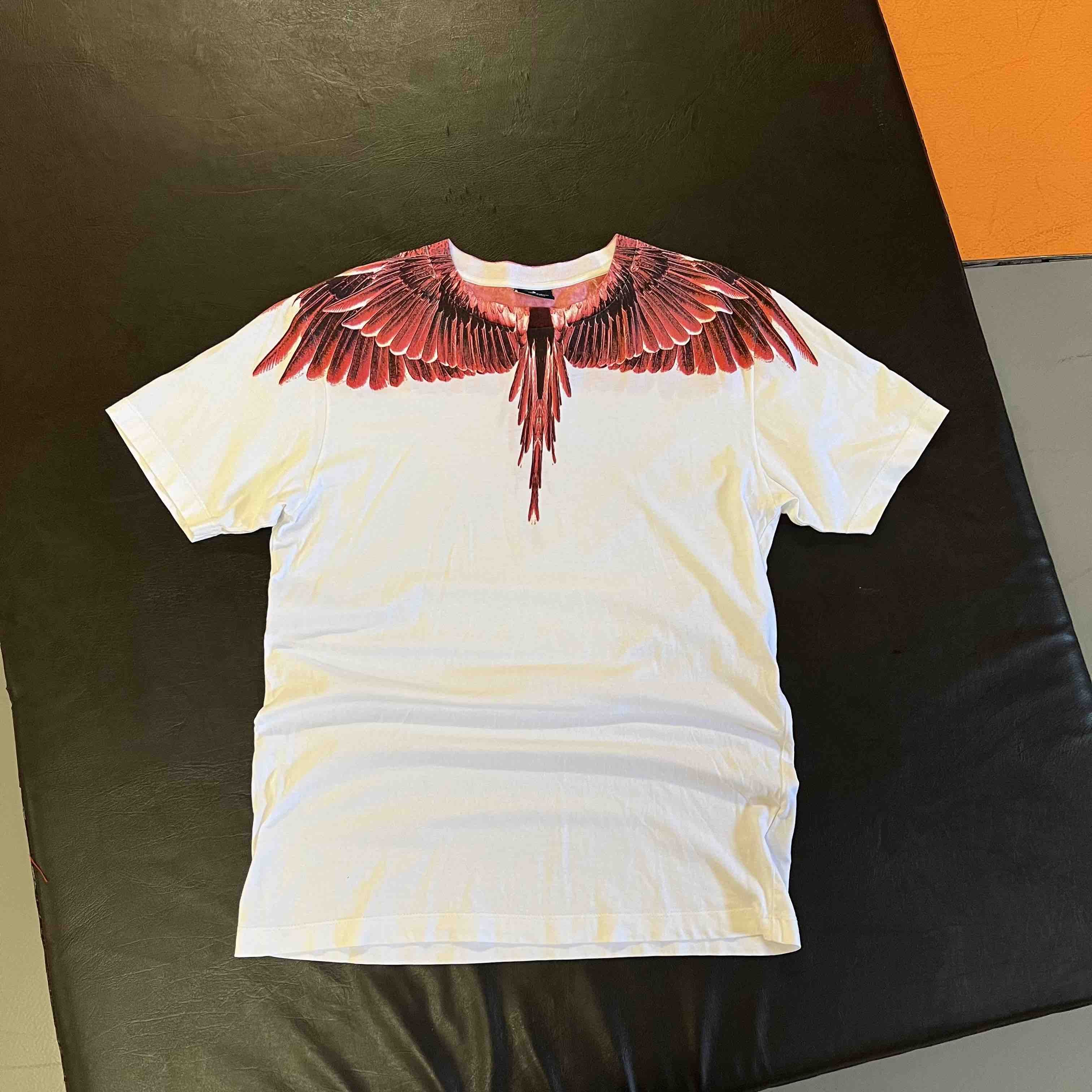 Marcelo Burlon Marcelo Burlon Bird Print Iconic T-shirt Sz S Size US S / EU 44-46 / 1 - 1 Thumbnail