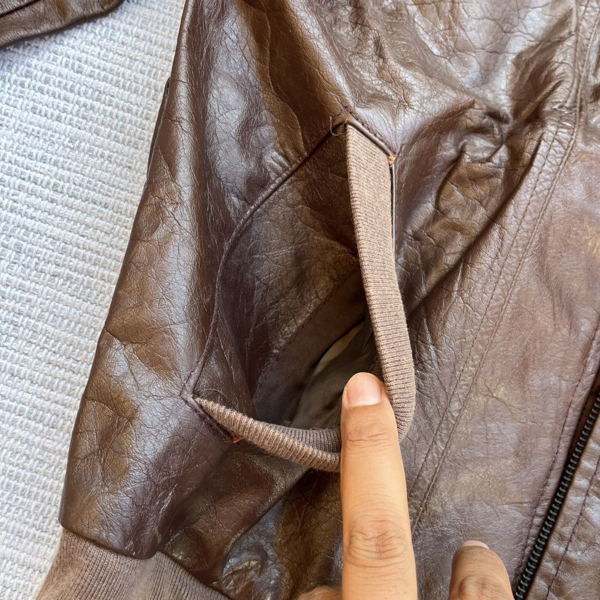 Vintage Vintage leather jacket Size US S / EU 44-46 / 1 - 15 Thumbnail