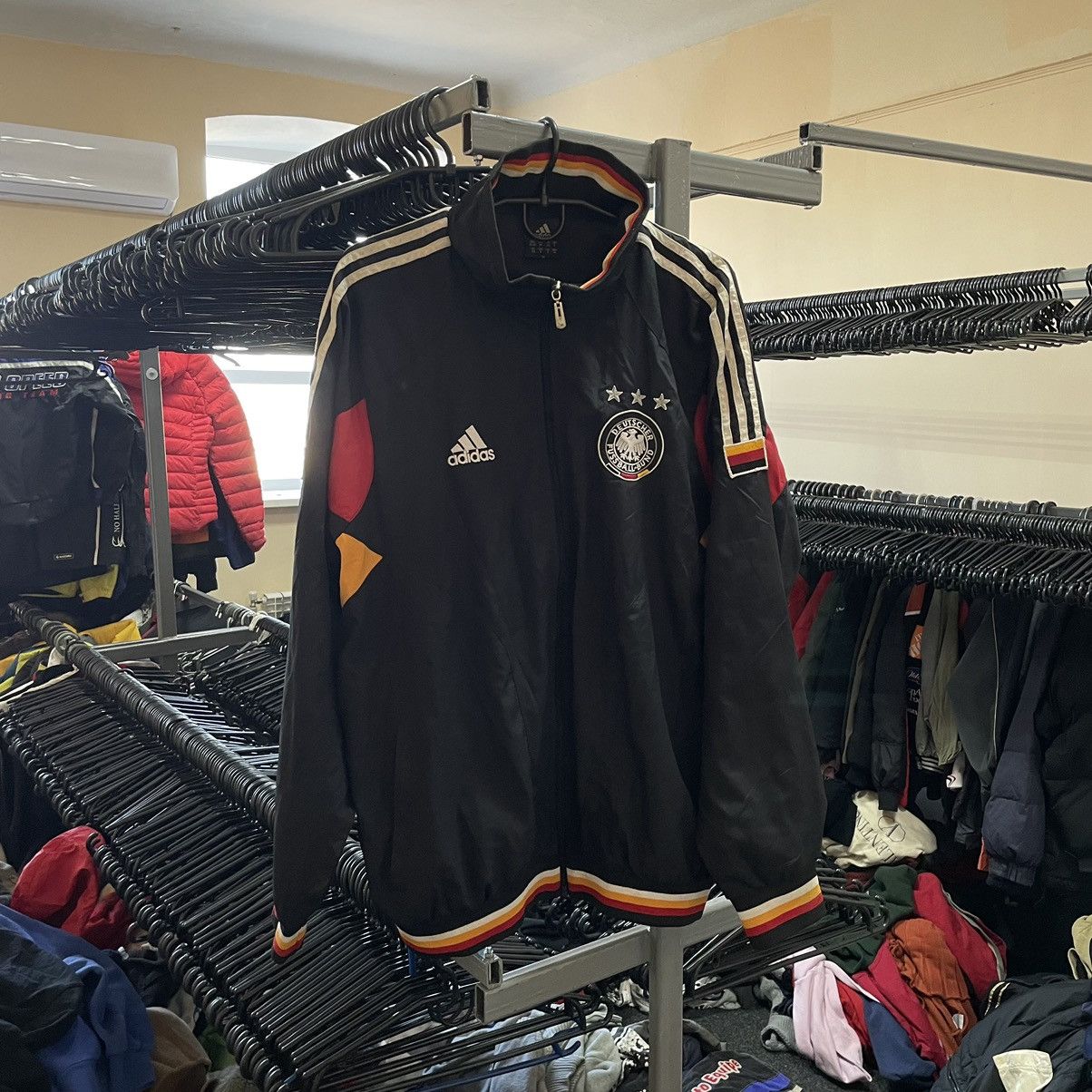 Adidas × Vintage Vintage 90s Adidas West Germany Jacket Track jersey bomber Size US M / EU 48-50 / 2 - 1 Thumbnail