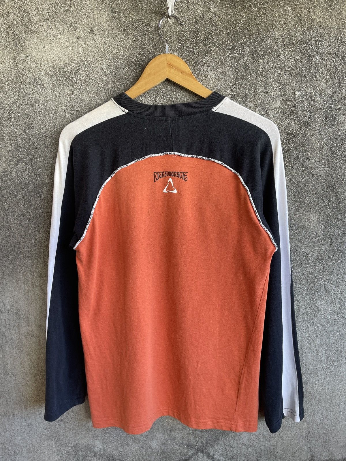 Sports Specialties Vintage 90s 🔥RICKSON GRACIE MMA🔥Center Logo Hybrid L/S Tee Size US M / EU 48-50 / 2 - 2 Thumbnail