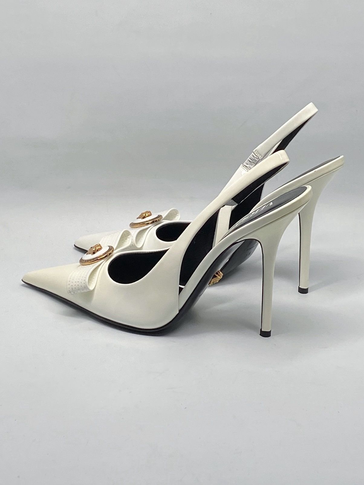 Versace Versace Gianni Ribbon 110mm Slingback Pumps size 37.5 Size US 7.5 / IT 37.5 - 9 Thumbnail