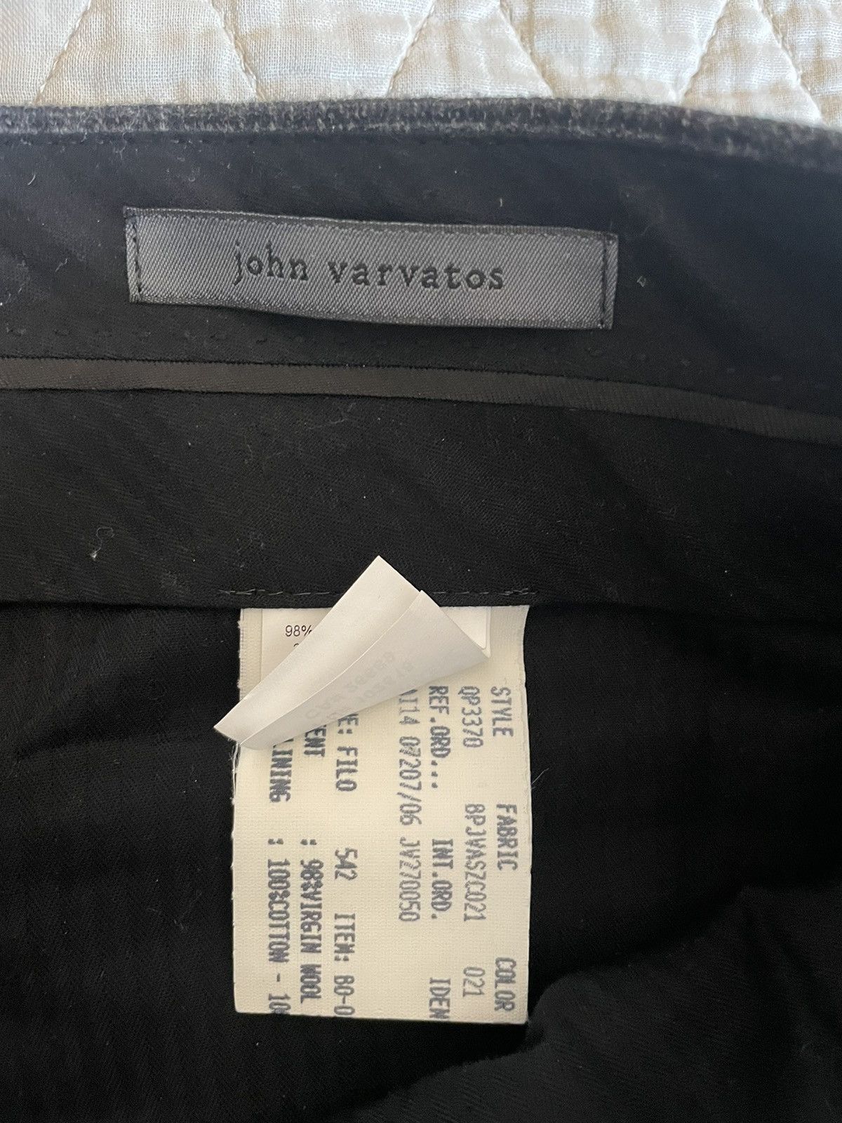 John Varvatos Contemporary Check Print Trouser Size US 34 / EU 50 - 5 Thumbnail