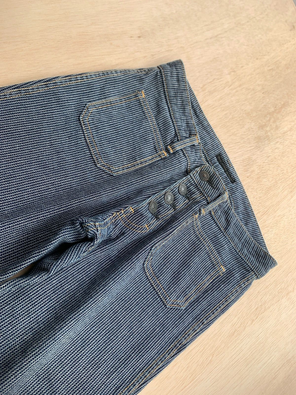 Hysteric Glamour Flare Jeans Big Jhon Stripe Ifsixwasnine Lgb style Bootcut Size US 29 - 5 Thumbnail