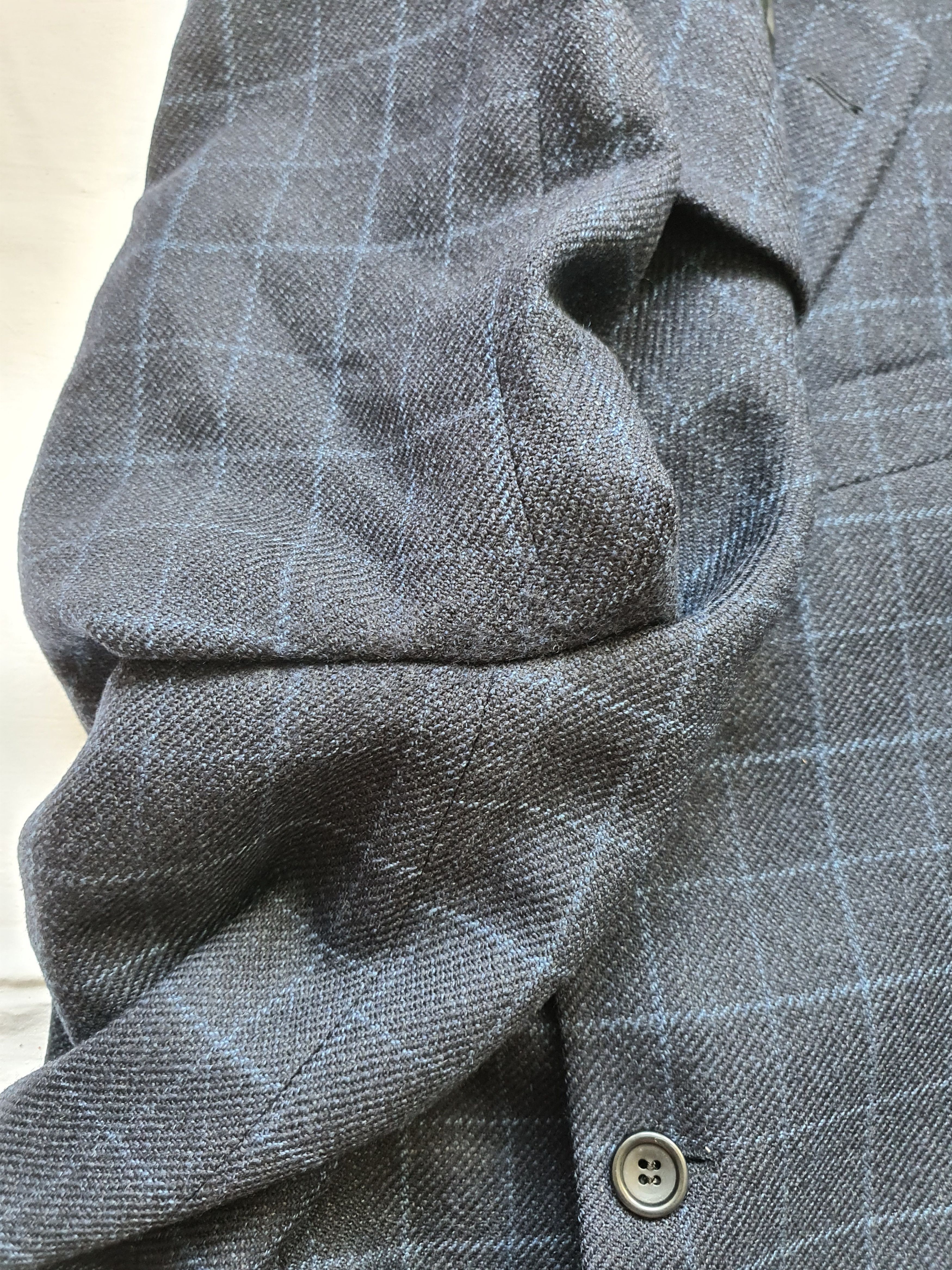 Yves Saint Laurent Vintage (80s 90s) Windowpane Sports Coat Jacket Size 40R - 13 Thumbnail