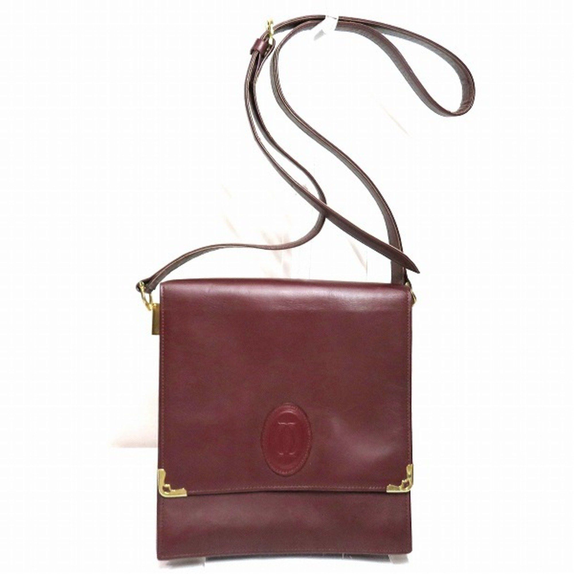 image of Cartier Mustline Bordeaux Bag Shoulder Ladies, Women's