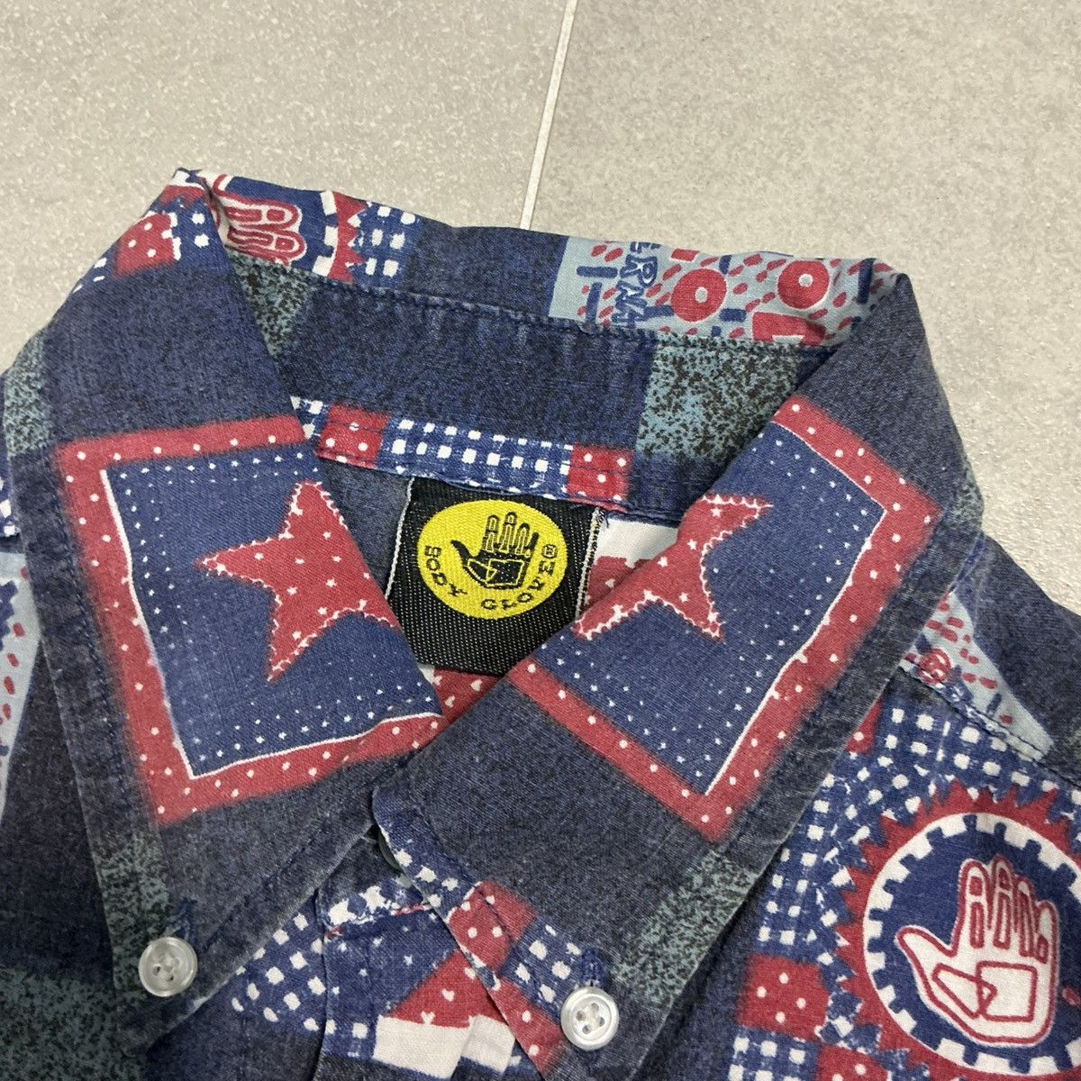 Body Glove Vintage 1993 Body Glove Rare Americana Print Button-Up Shirt Size S / US 4 / IT 40 - 3 Thumbnail
