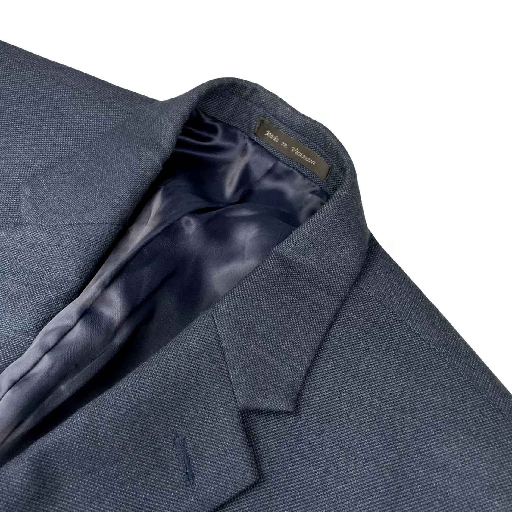 Ralph Lauren Ralph Lauren LRL Men’s Navy Blue Linen Blend Blazer 46L Two-Button Size 46R - 2 Thumbnail