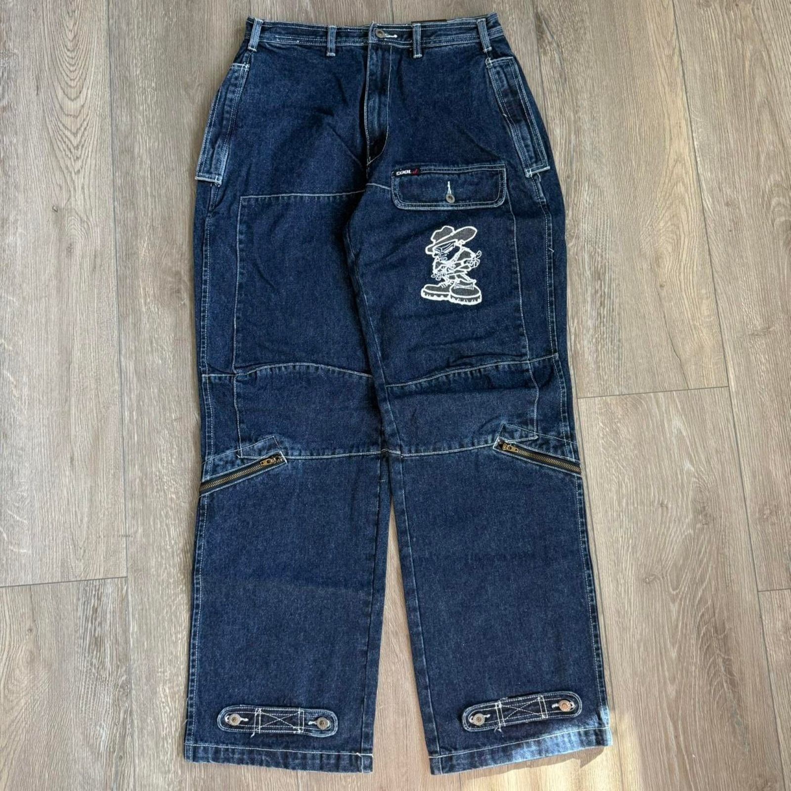 Other Vintage y2k ll cool j brand baggy denim jeans Size US 34 / EU 50 - 1 Thumbnail