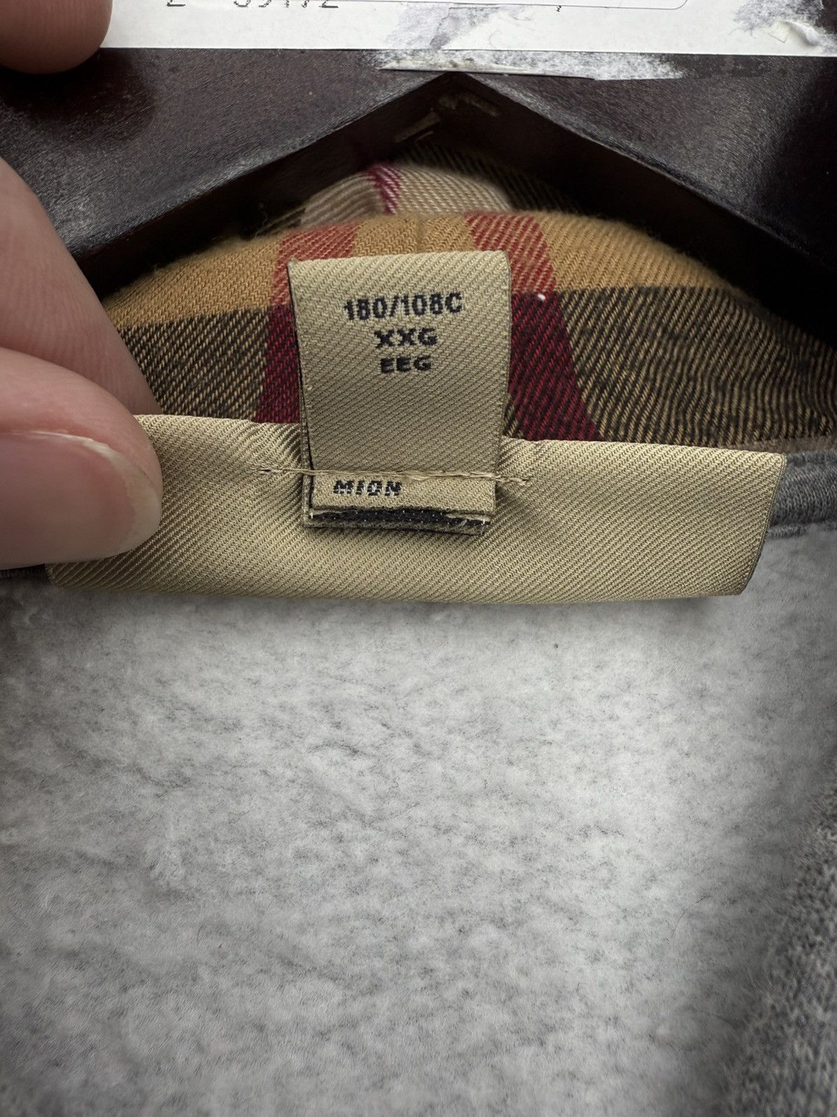 Burberry Burberry Grey Classic Logo Hoodie Size XXL Size US XXL / EU 58 / 5 - 11 Thumbnail